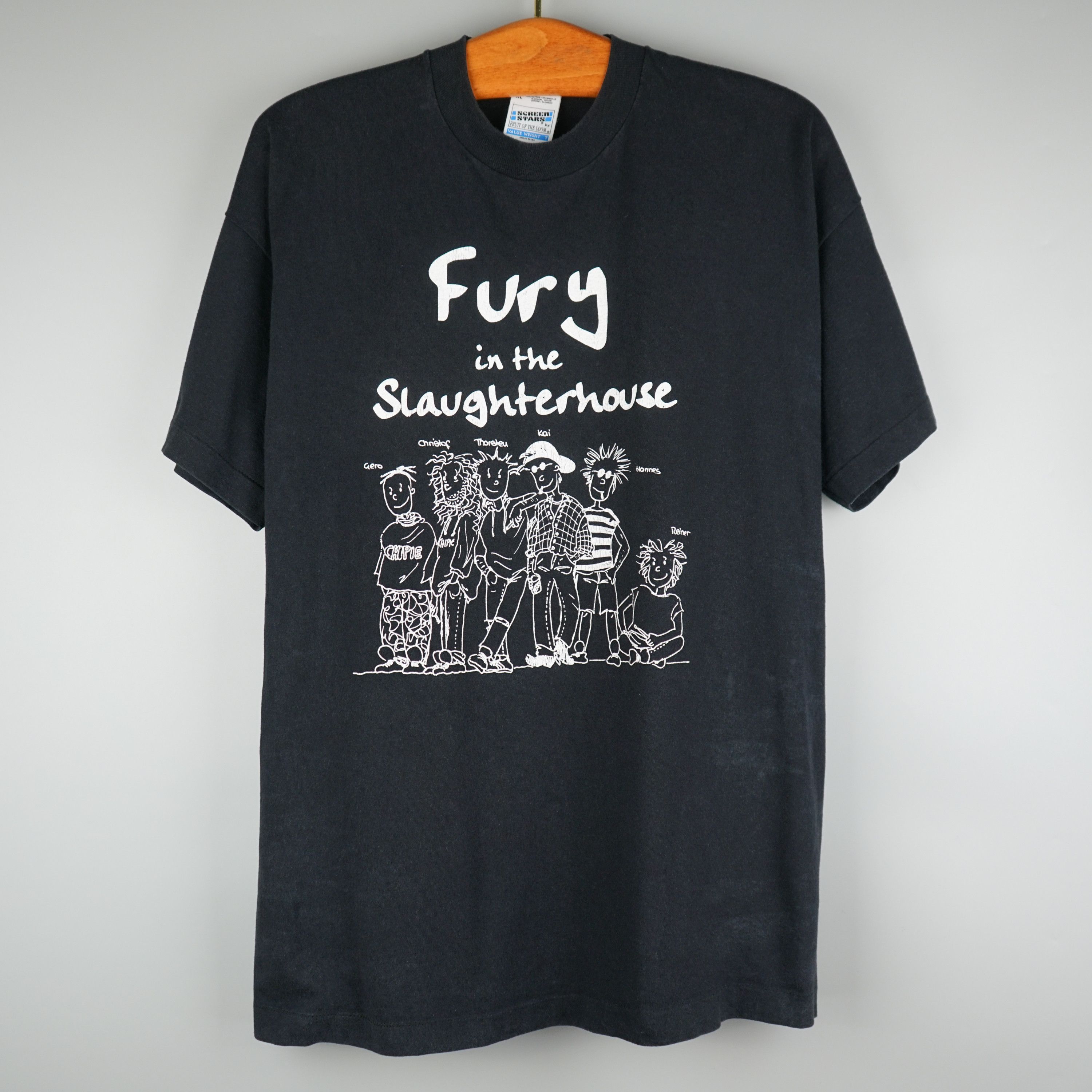 Band Tees × Vintage 1990s Fury in the Slaughterhouse t-shirt Size US XL / EU 56 / 4 - 1 Thumbnail
