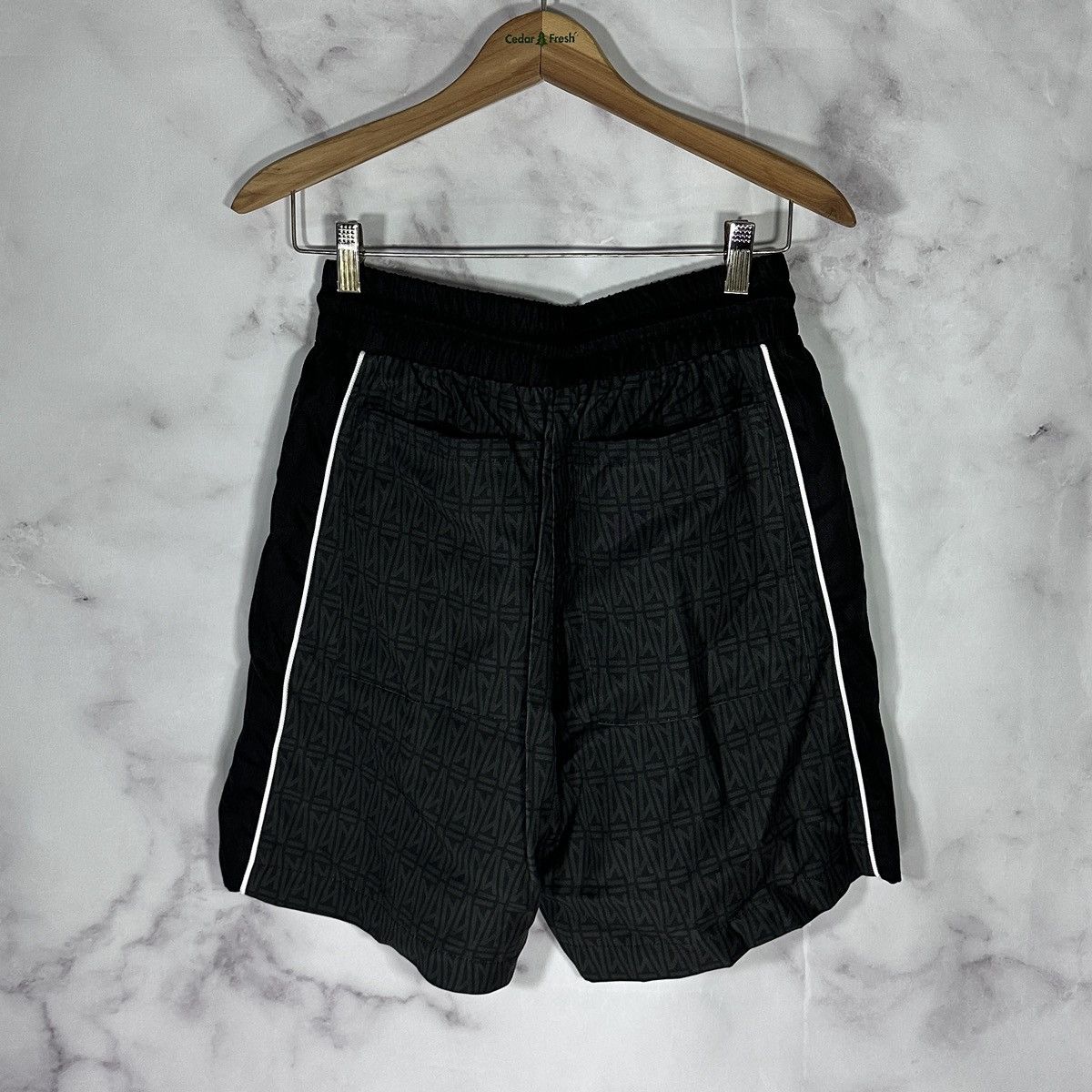 A Ma Maniere Black Monogram Shorts Size US 30 / EU 46 - 7 Thumbnail
