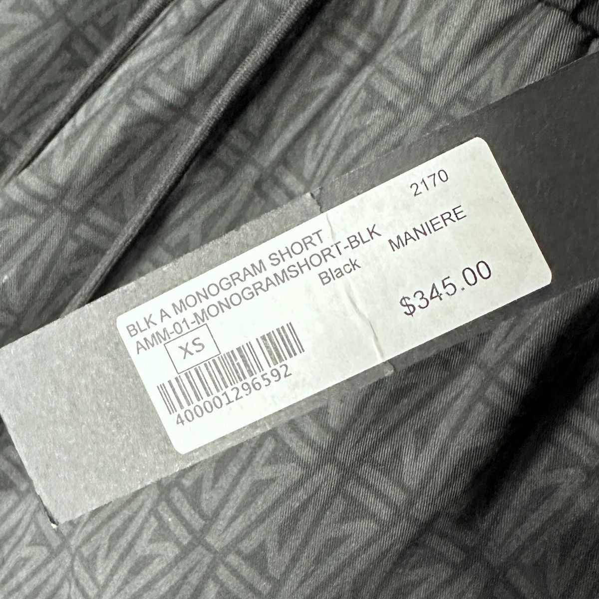 A Ma Maniere Black Monogram Shorts Size US 30 / EU 46 - 6 Thumbnail