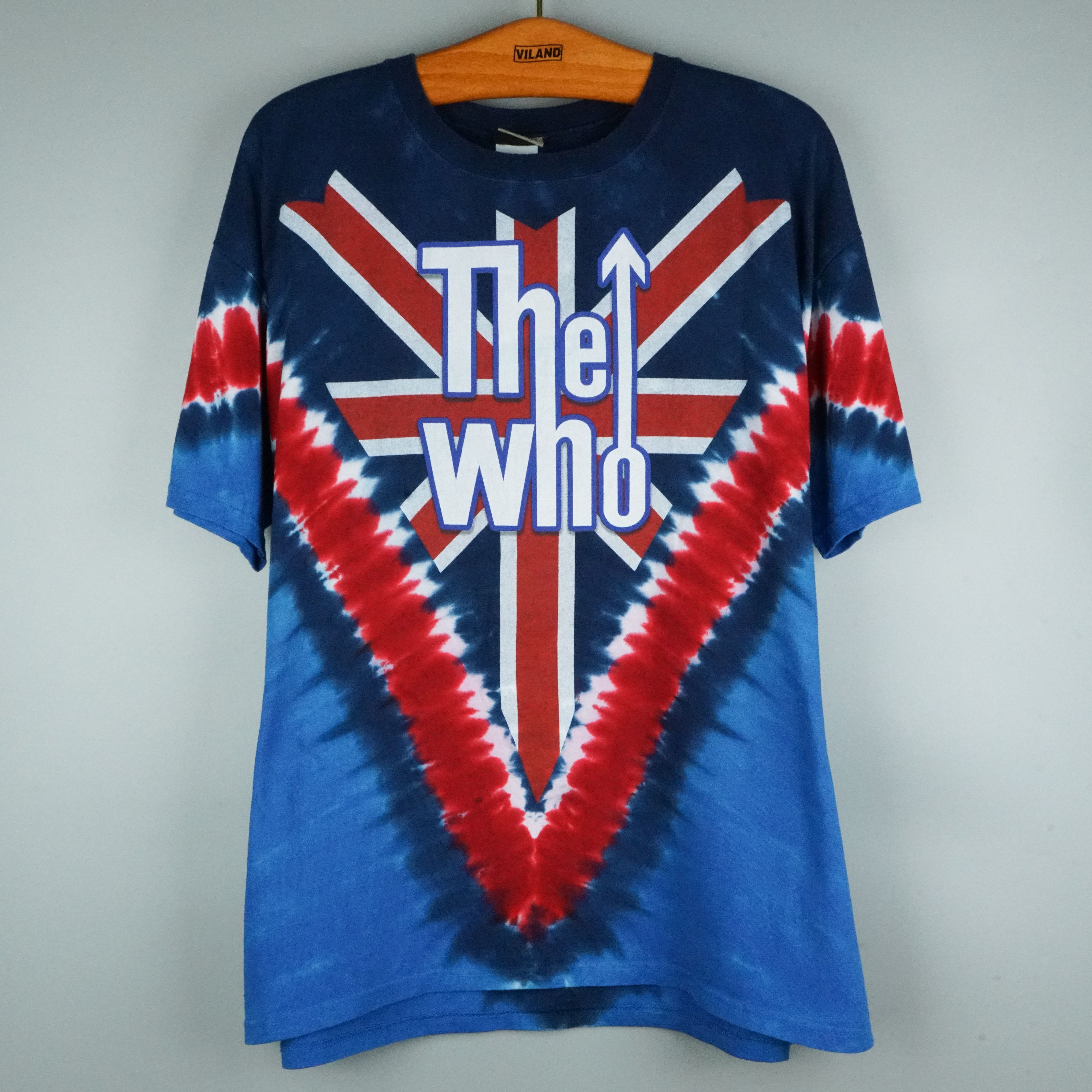 image of Band Tees x Liquid Blue 1990S The Who T-Shirt in Blue, Men's (Size 2XL)