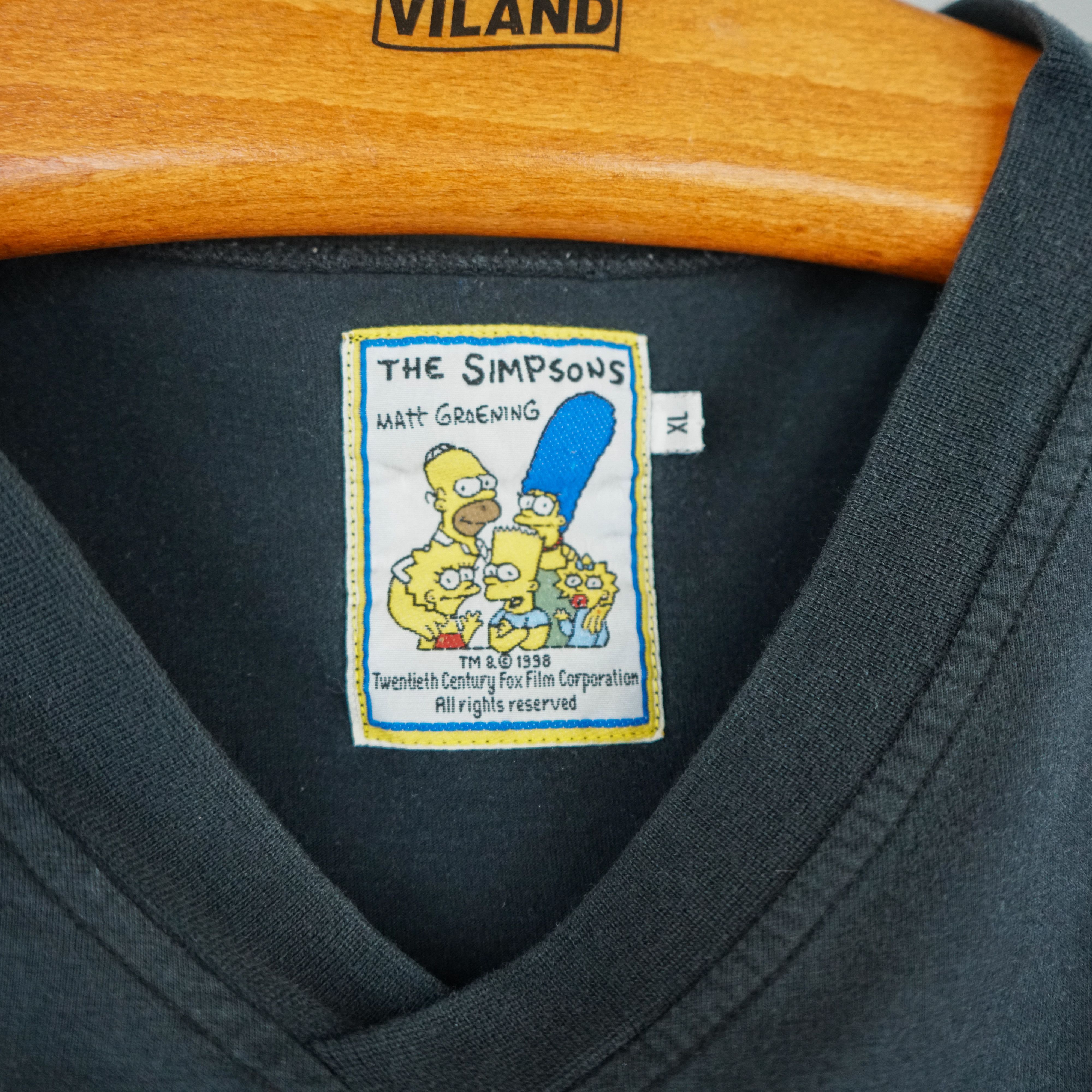 Cartoon Network × The Simpsons × Vintage vintage Homer and Bart Simpson FBI t shirt 1998 Size US XXL / EU 58 / 5 - 4 Thumbnail