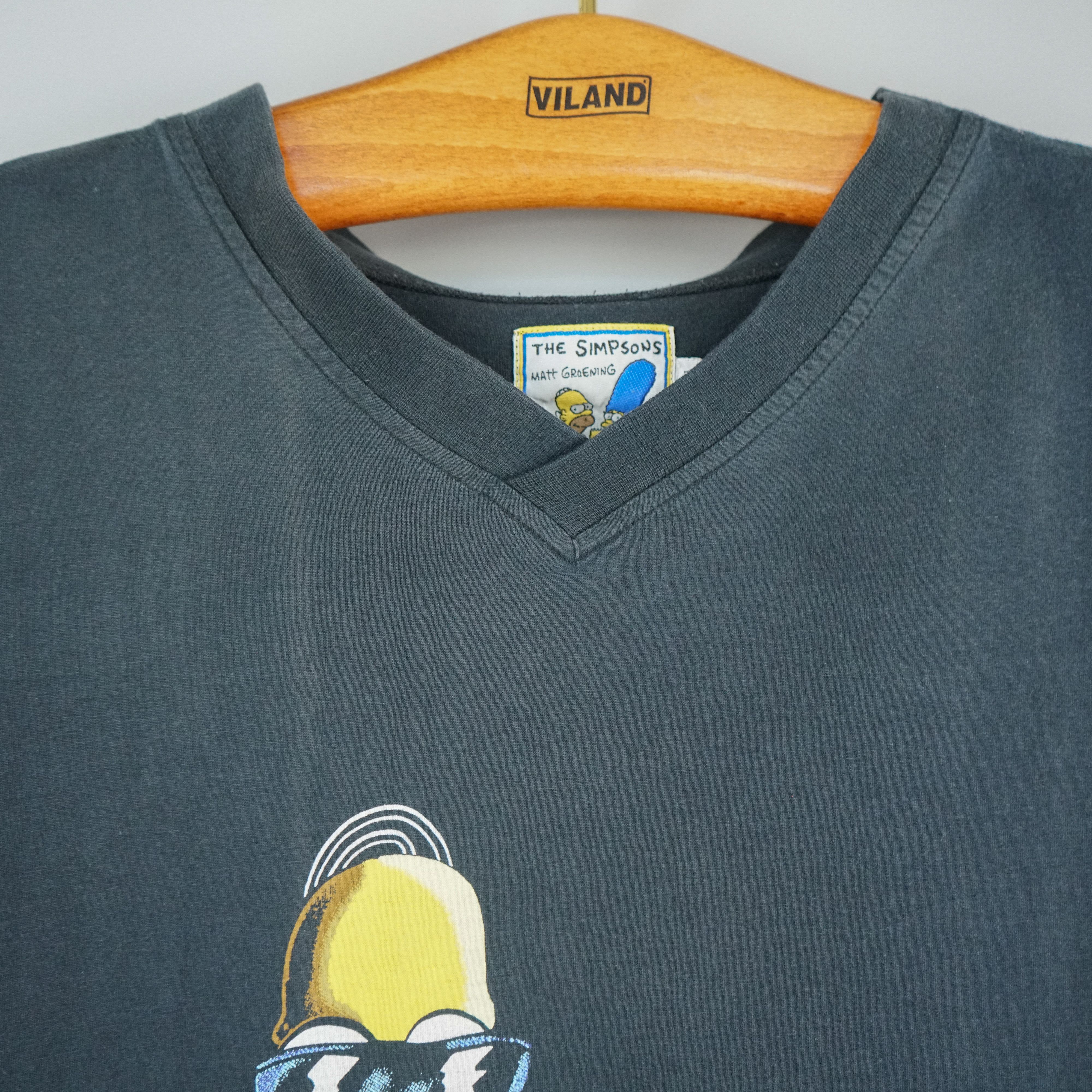 Cartoon Network × The Simpsons × Vintage vintage Homer and Bart Simpson FBI t shirt 1998 Size US XXL / EU 58 / 5 - 3 Thumbnail