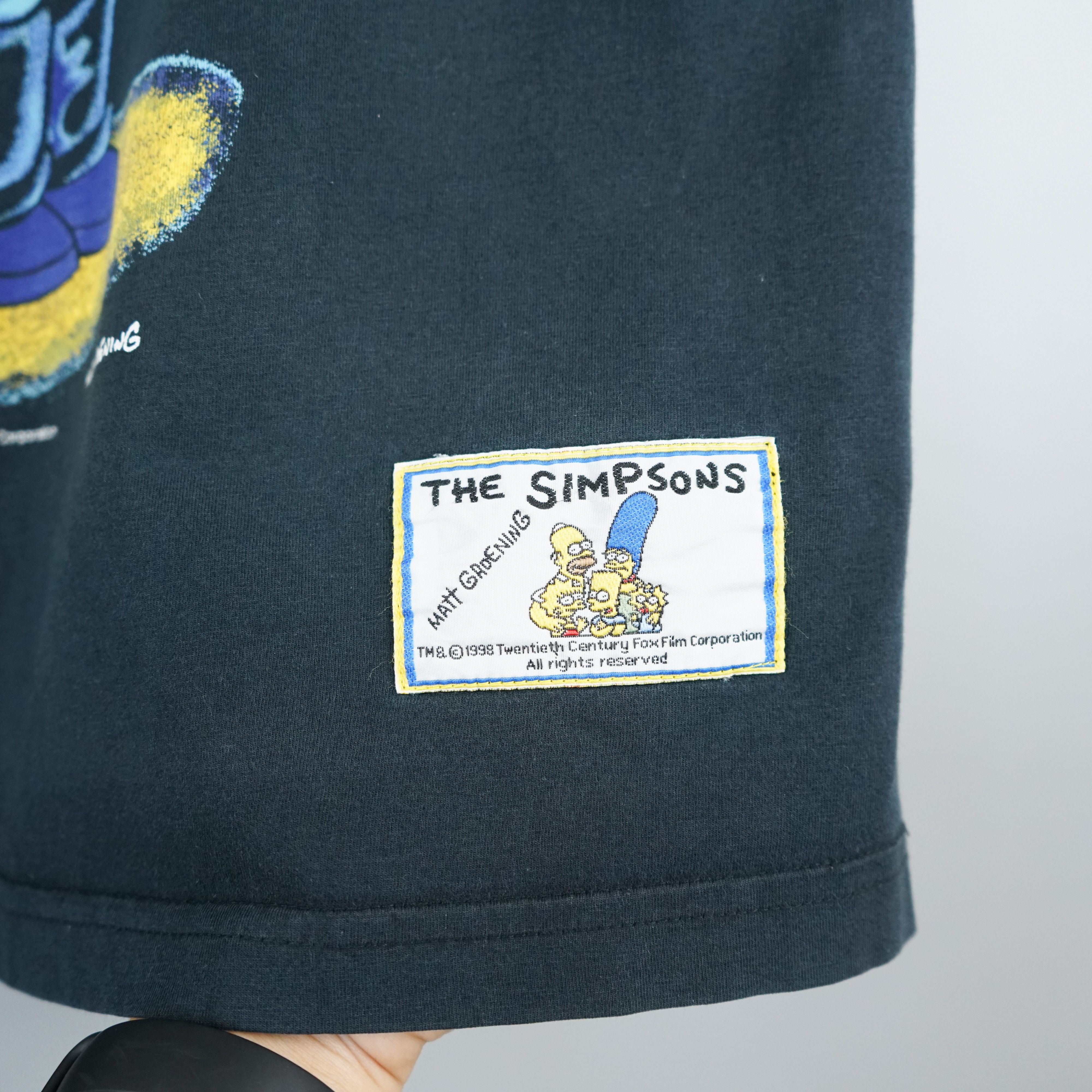 Cartoon Network × The Simpsons × Vintage vintage Homer and Bart Simpson FBI t shirt 1998 Size US XXL / EU 58 / 5 - 7 Thumbnail