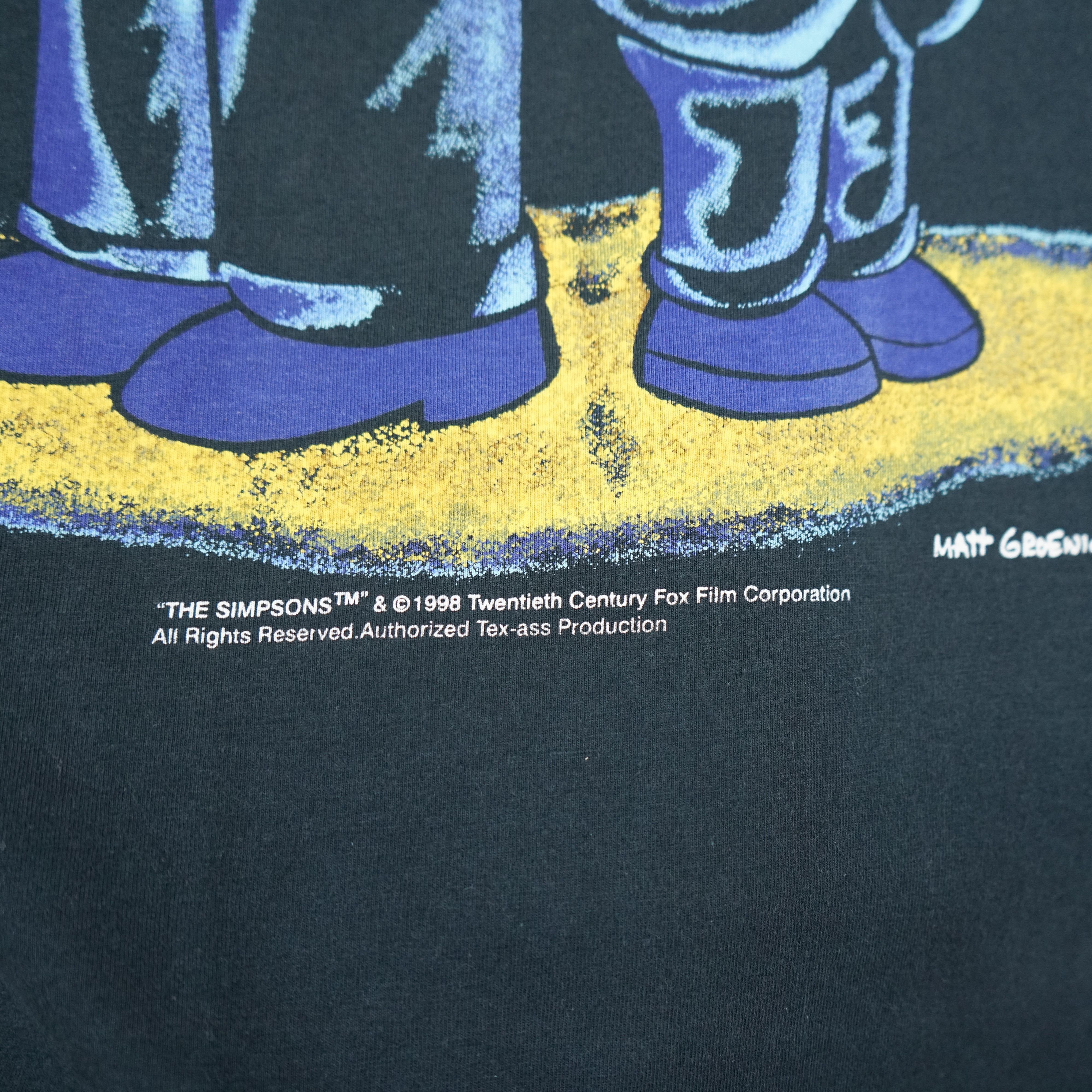 Cartoon Network × The Simpsons × Vintage vintage Homer and Bart Simpson FBI t shirt 1998 Size US XXL / EU 58 / 5 - 6 Thumbnail