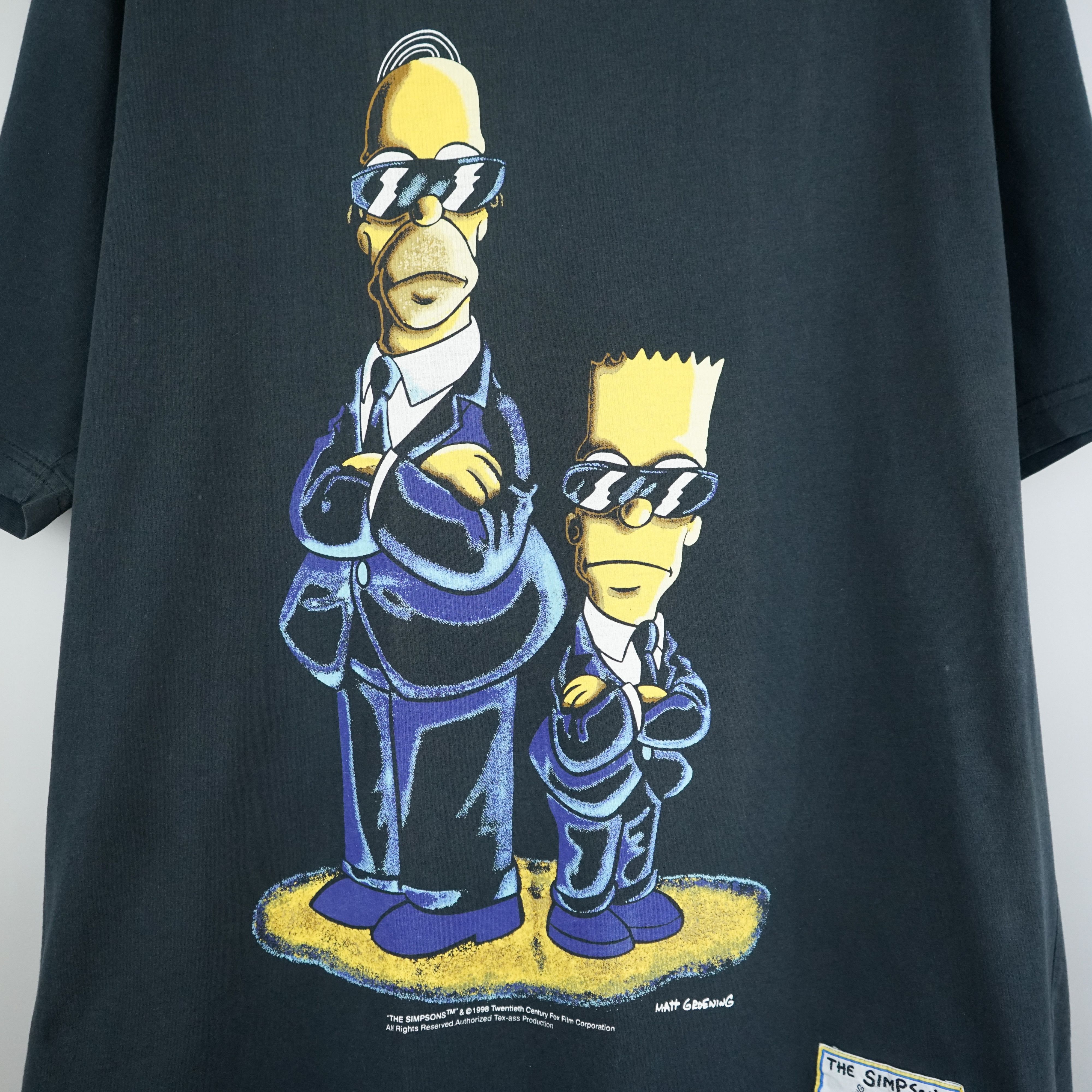 Cartoon Network × The Simpsons × Vintage vintage Homer and Bart Simpson FBI t shirt 1998 Size US XXL / EU 58 / 5 - 2 Thumbnail