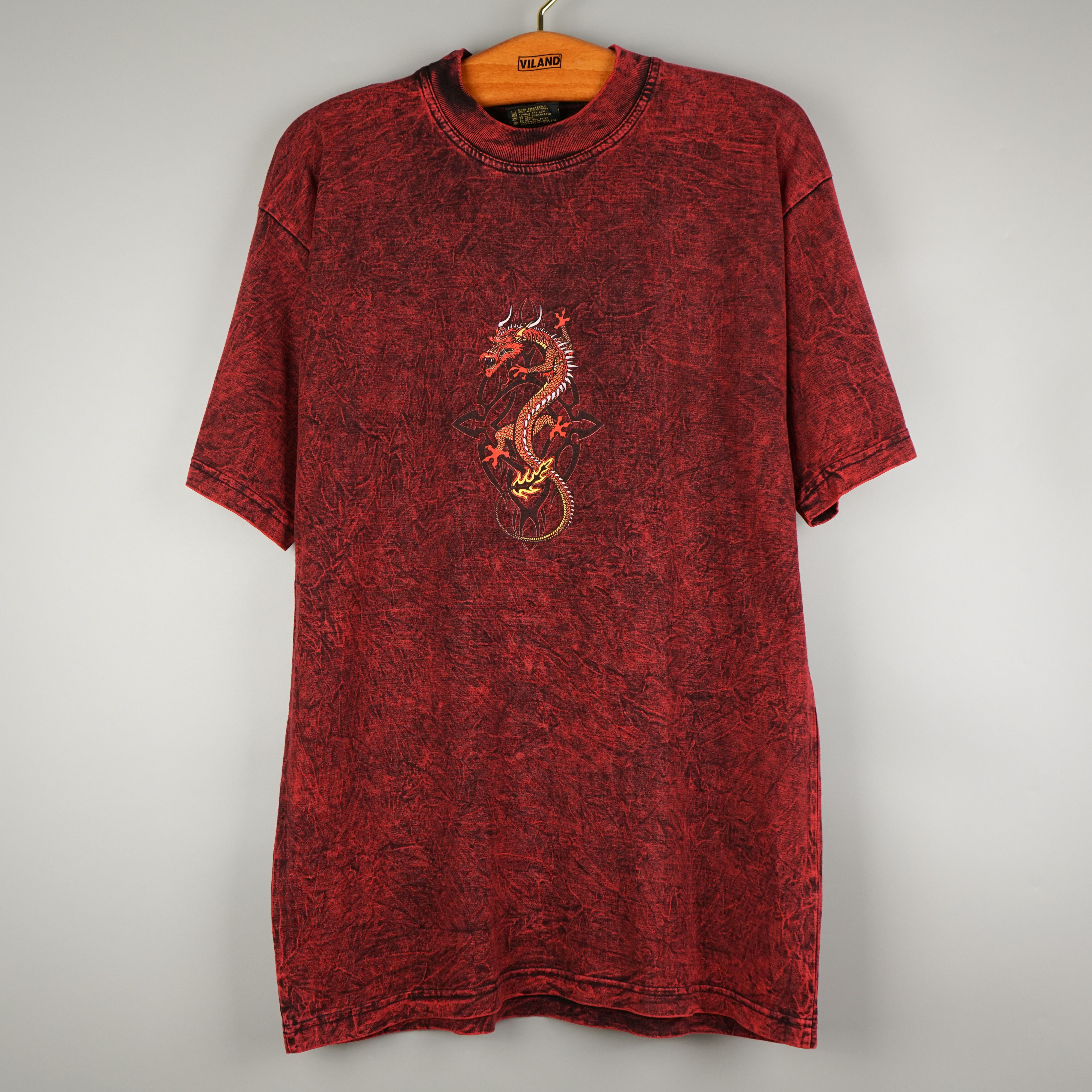 Japanese Brand × Vintage Vintage Planet Earth t shirt 1990s Dragon Size US L / EU 52-54 / 3 - 1 Thumbnail