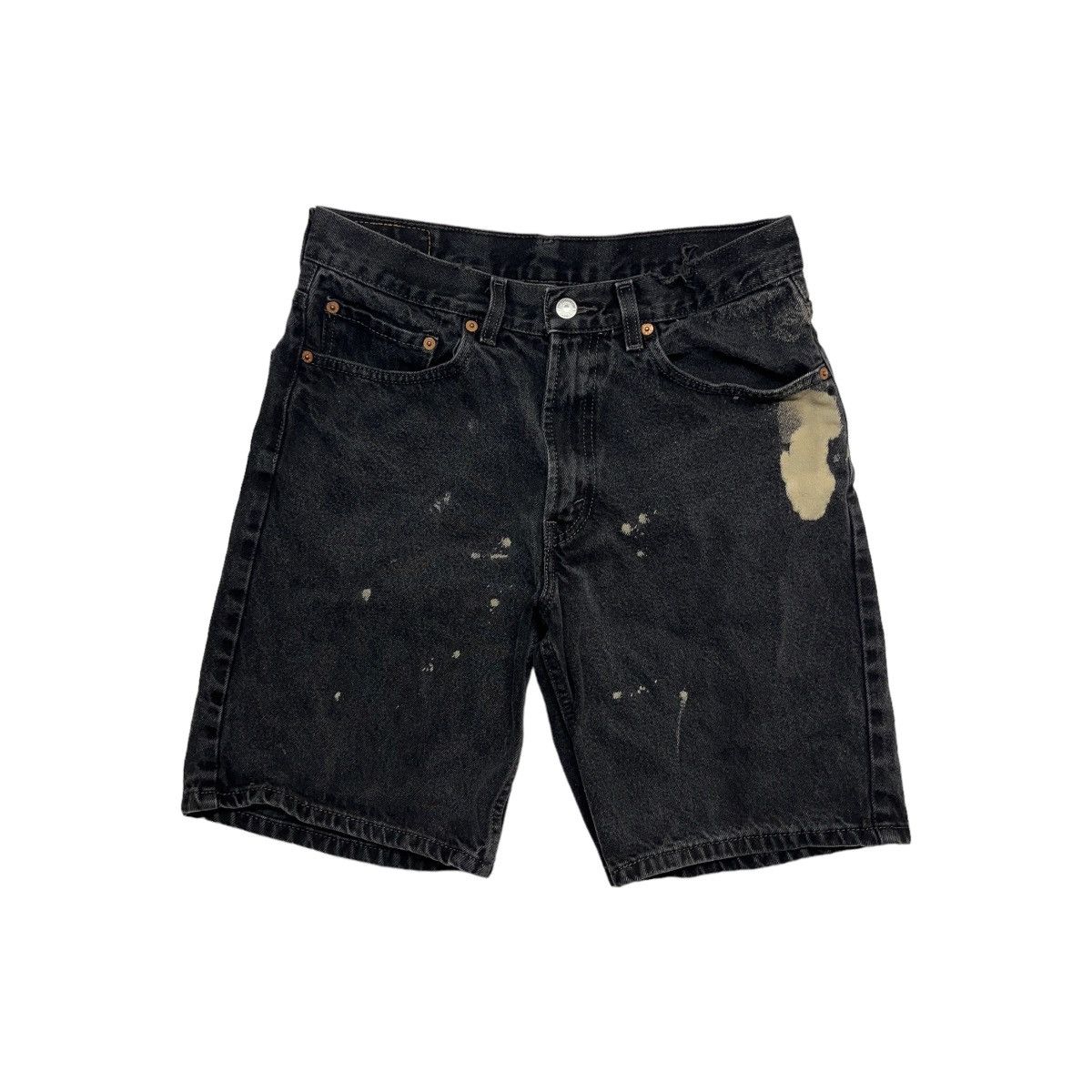 Levi's × Vintage Levis 550 Denim Shorts Black Size US 31 - 1 Thumbnail