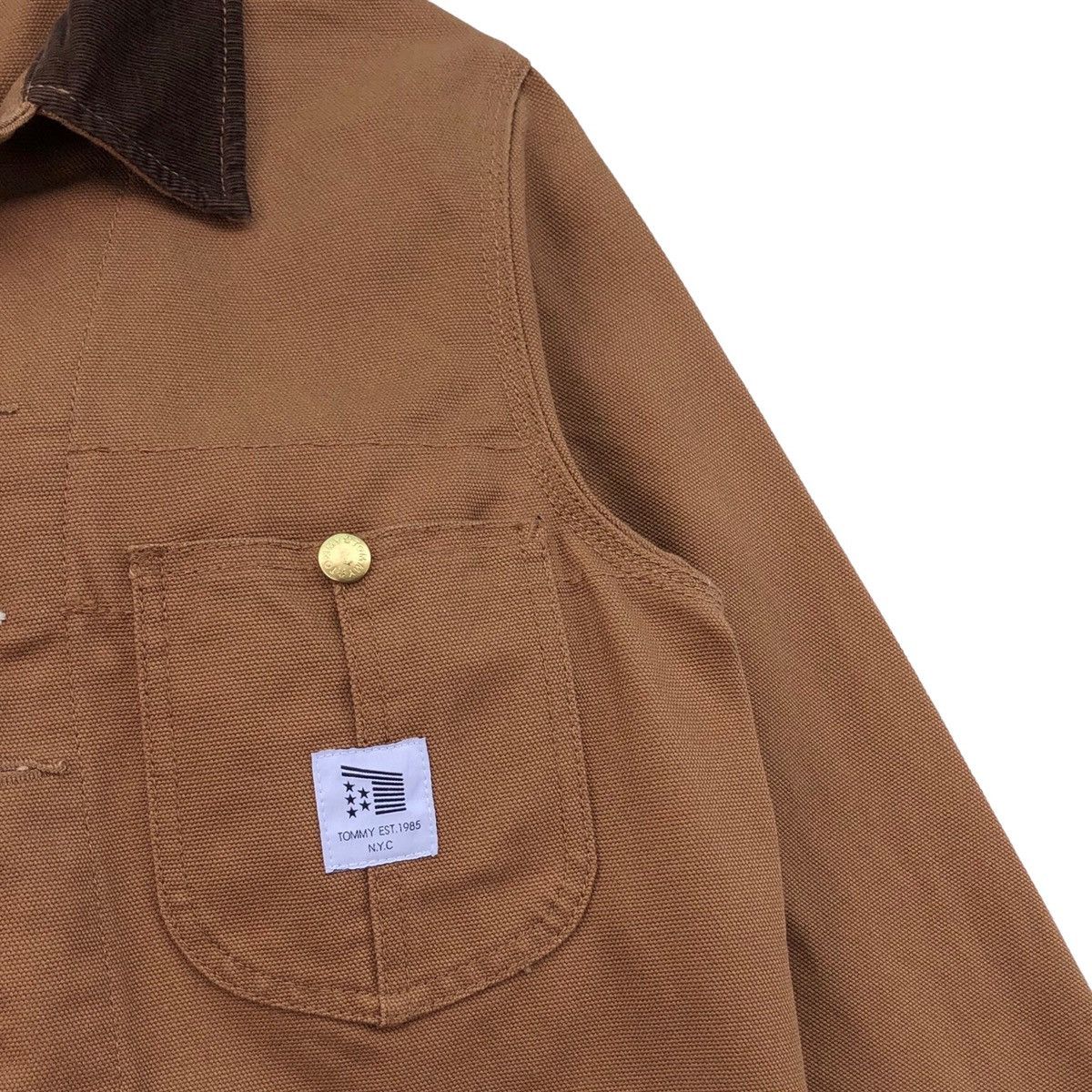 Tommy Hilfiger Tommy EST.1985 N.Y.C Duck Canvas Chore Coat Jacket Size US S / EU 44-46 / 1 - 4 Thumbnail