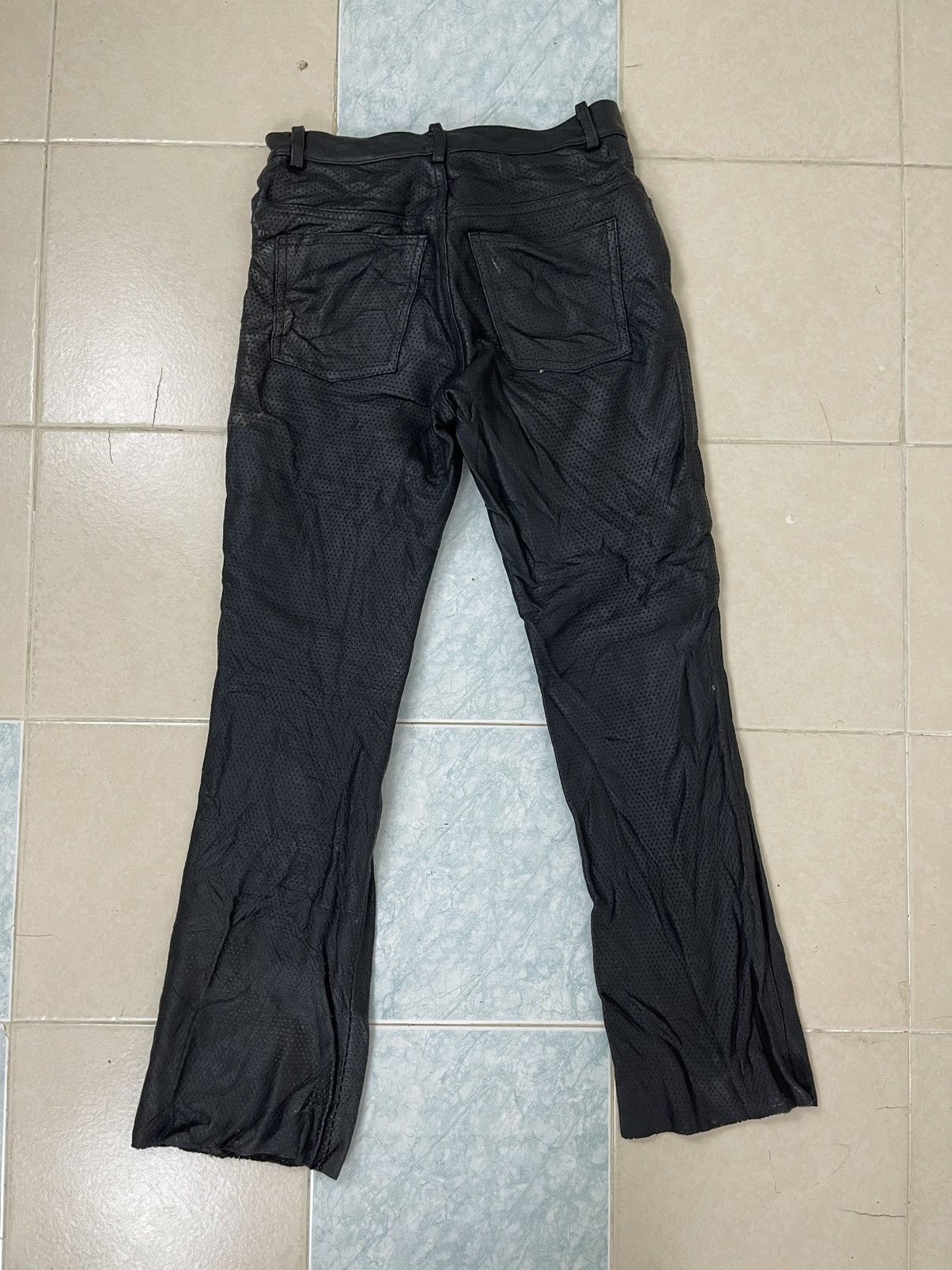 If Six Was Nine ❌MUST GONE❌ FLARE LEATHER OUTLAW PANTS KMRII STYLE Size US 31 - 4 Thumbnail