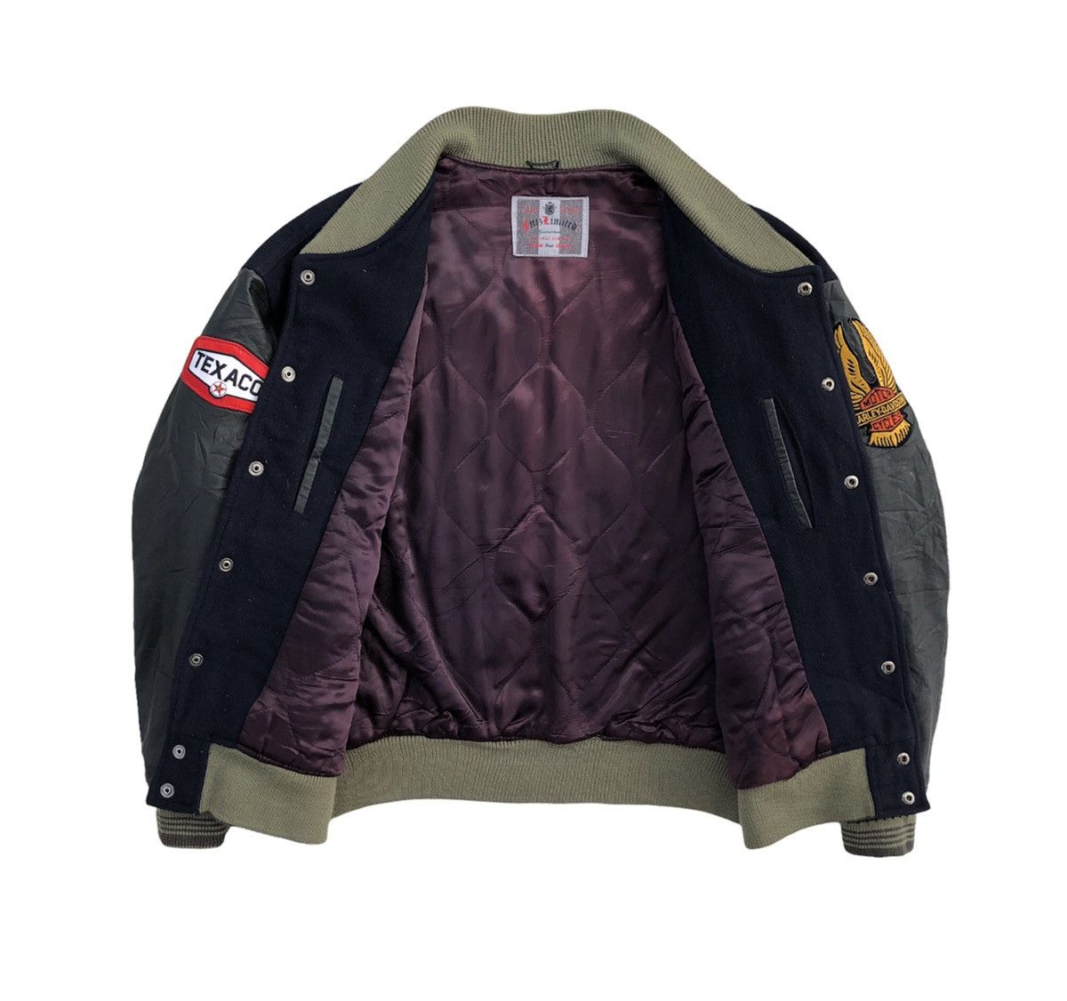 Japanese Brand Vintage 90s Fittz Limited Varsity Letterman Jacket Size US L / EU 52-54 / 3 - 17 Thumbnail