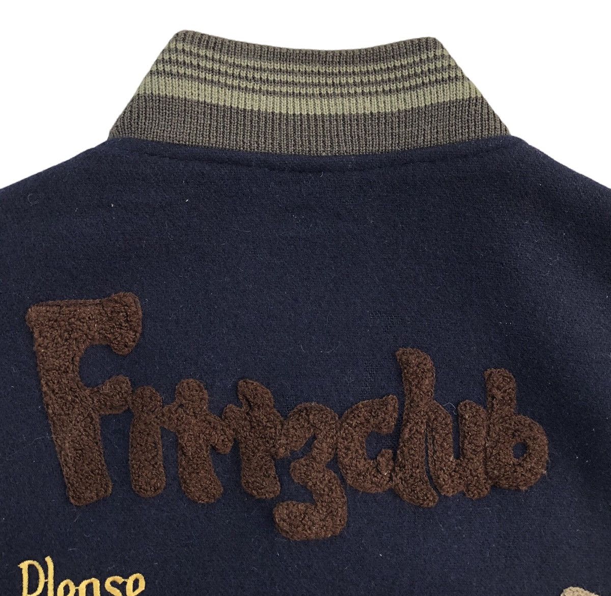 Japanese Brand Vintage 90s Fittz Limited Varsity Letterman Jacket Size US L / EU 52-54 / 3 - 11 Thumbnail