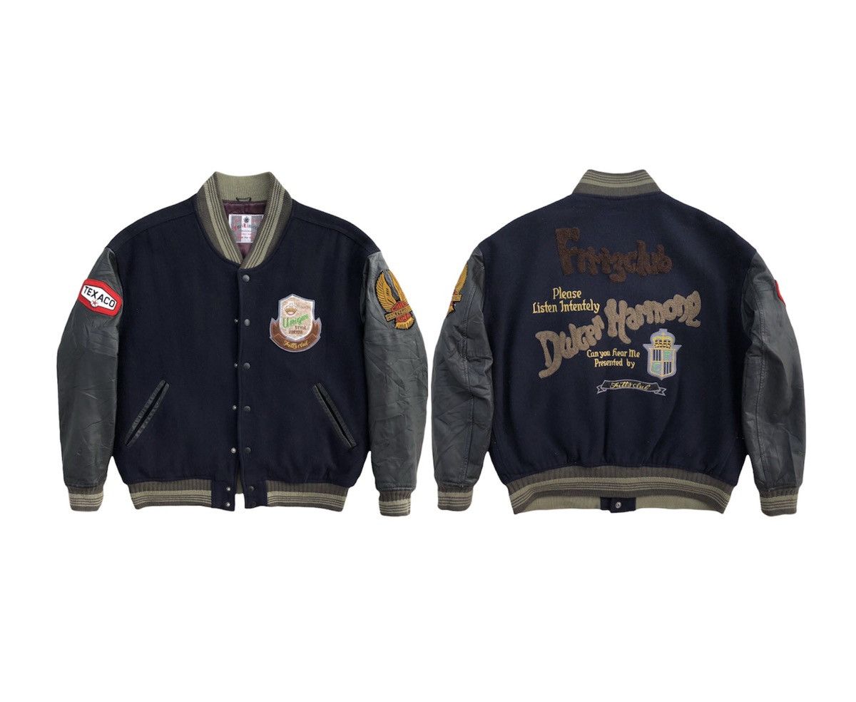 Japanese Brand Vintage 90s Fittz Limited Varsity Letterman Jacket Size US L / EU 52-54 / 3 - 5 Thumbnail