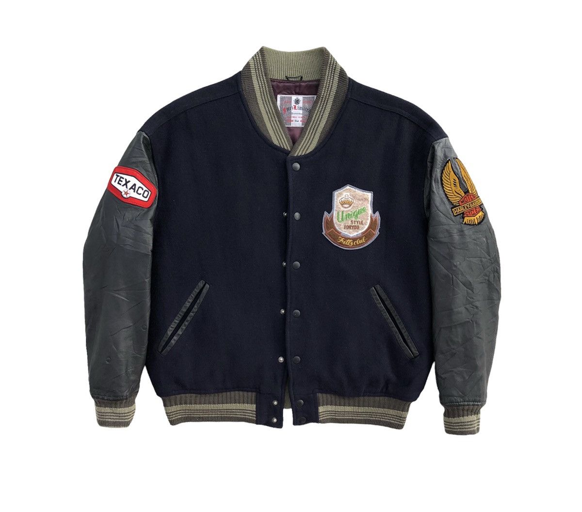 Japanese Brand Vintage 90s Fittz Limited Varsity Letterman Jacket Size US L / EU 52-54 / 3 - 9 Thumbnail