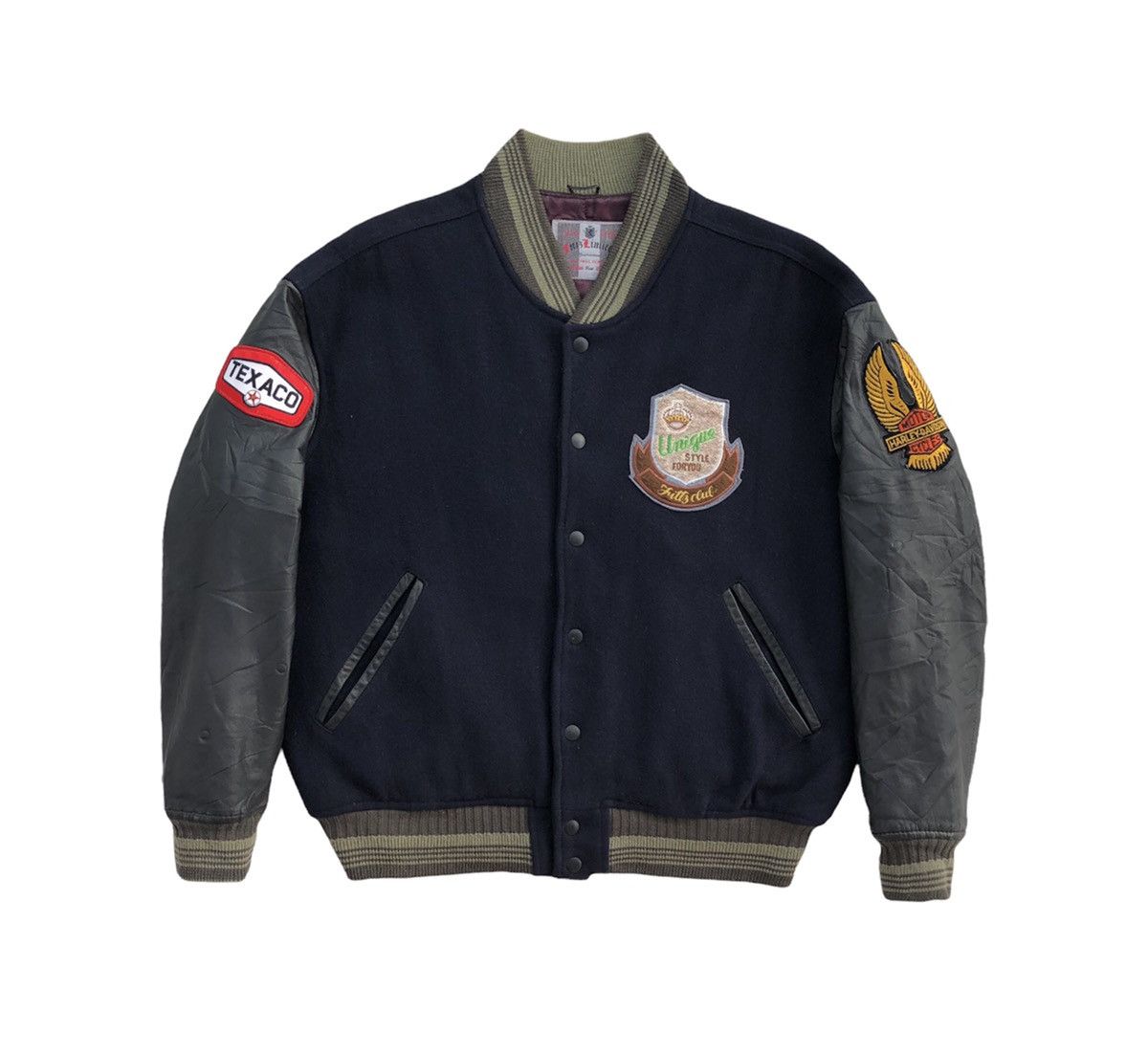 Japanese Brand Vintage 90s Fittz Limited Varsity Letterman Jacket Size US L / EU 52-54 / 3 - 12 Thumbnail