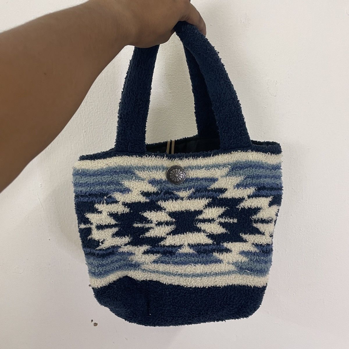 Chicos Vintage Anti Ballistic Navajo Style Tote Bag Size ONE SIZE - 7 Thumbnail