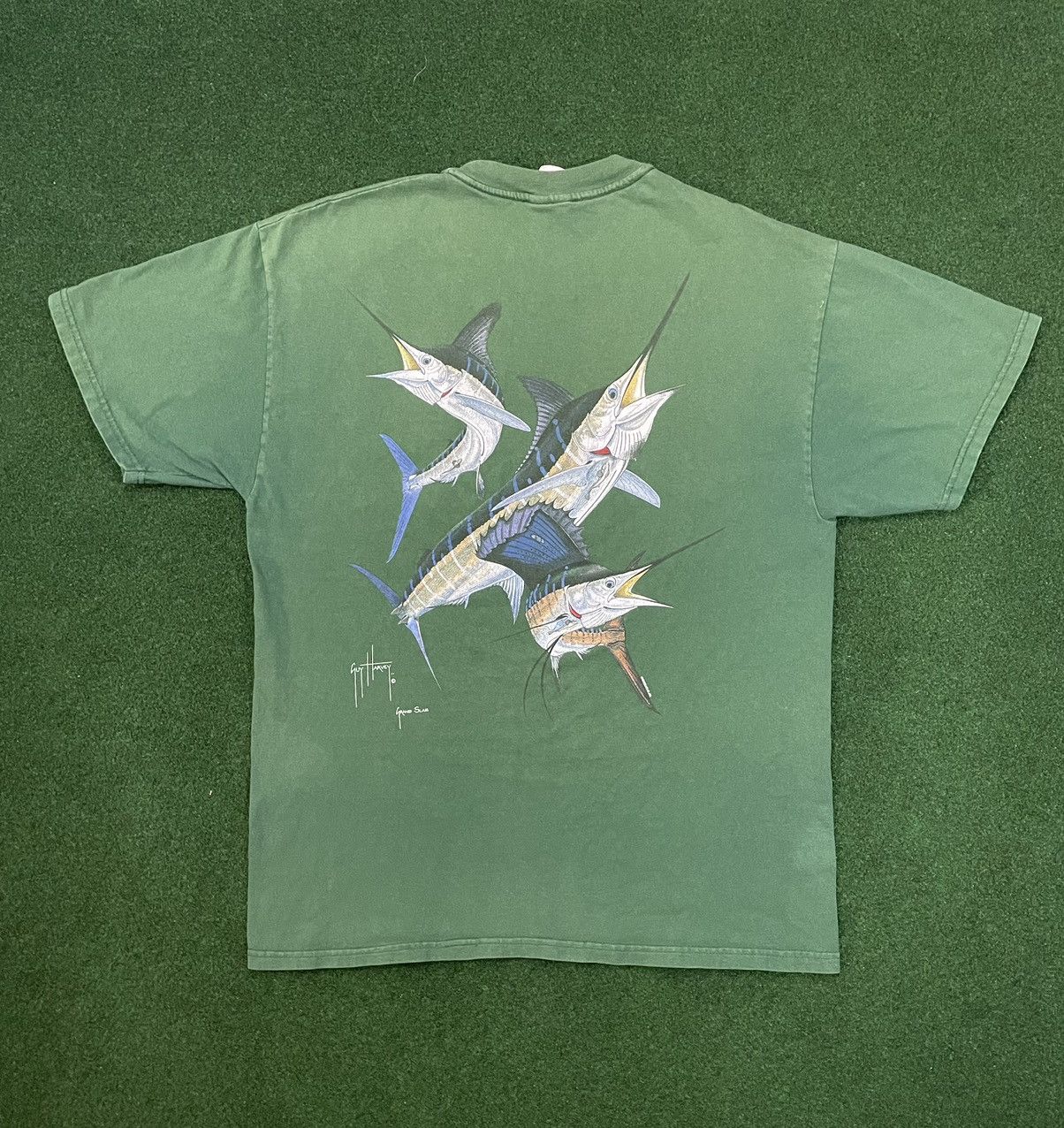 Vintage Vintage 1990s Guy Harvey Grand Slam Fishing T-Shirt | Grailed