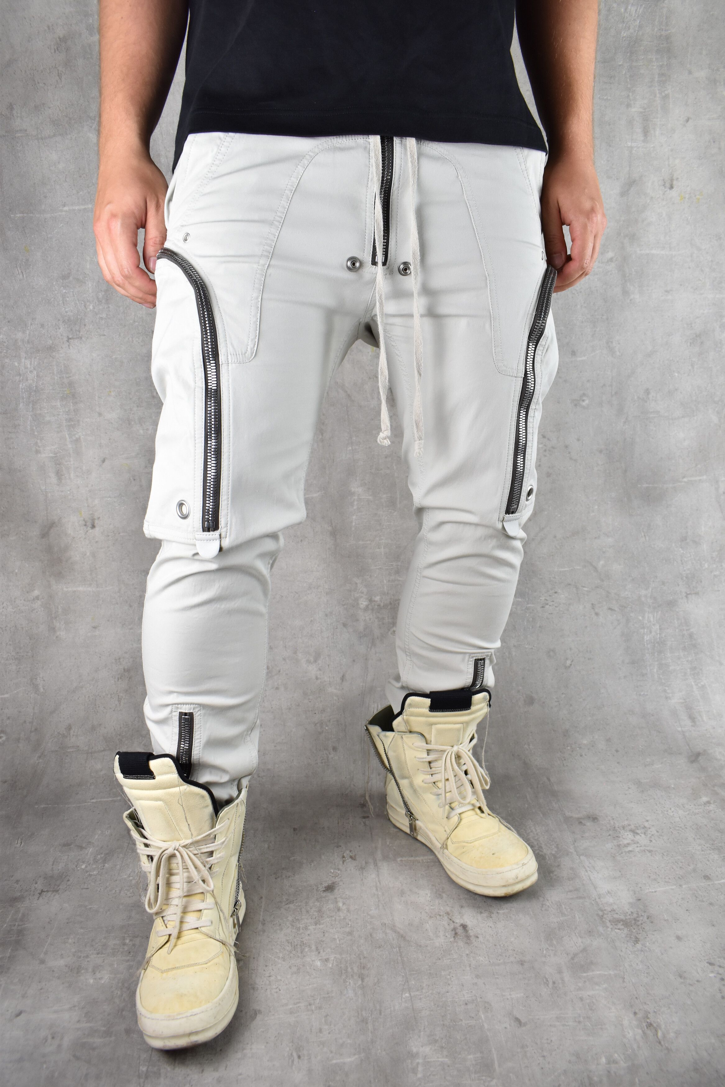 Rick Owens Python Bauhaus Cargo Pants in Yellow for Men