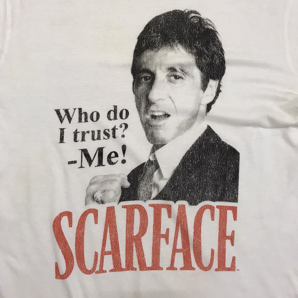 Vintage 💥RARE💥 Vintage 80s Scarface Movie Tee Size US L / EU 52-54 / 3 - 2 Thumbnail