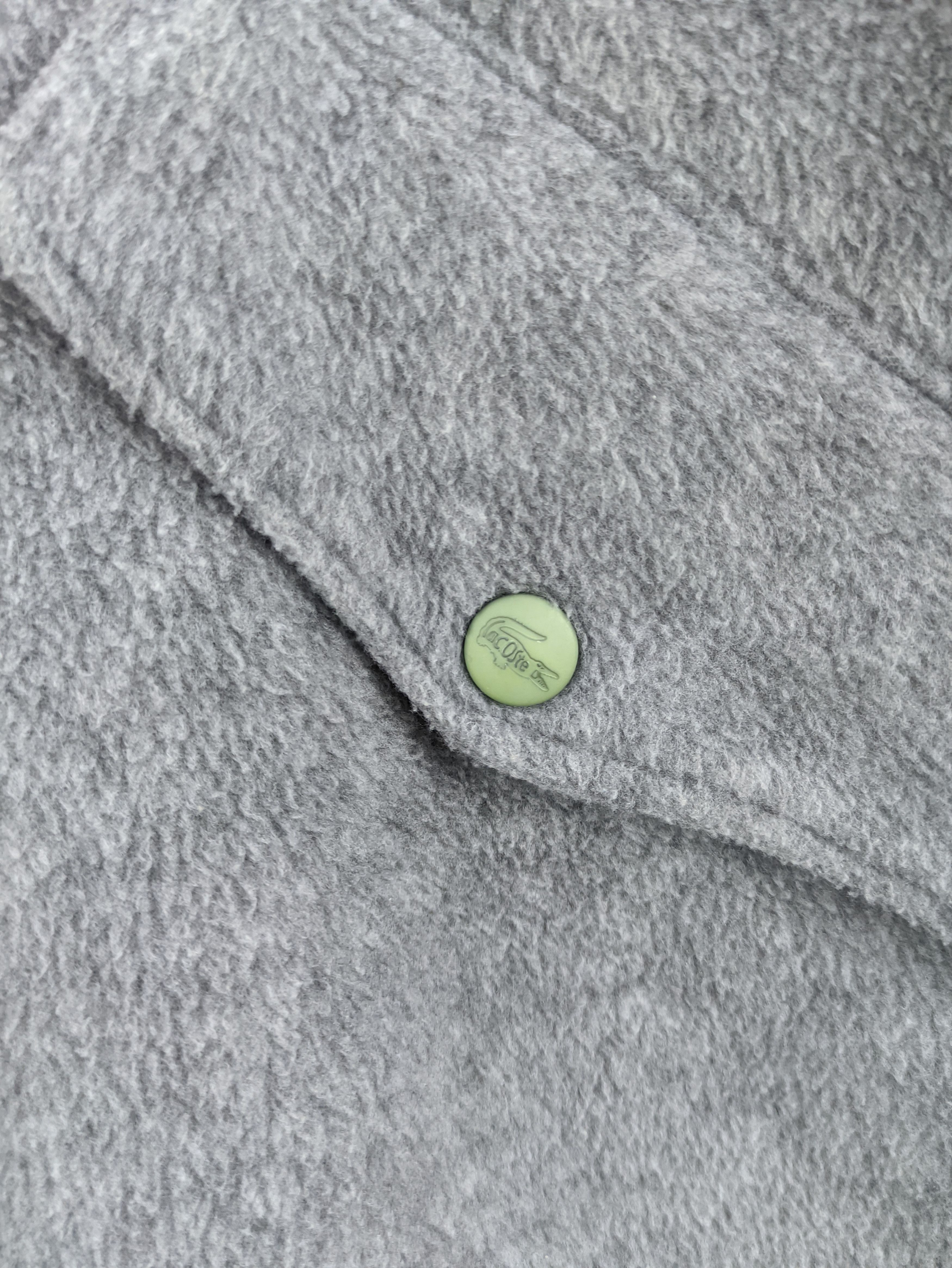Lacoste Steals🔥Vintage Fleece Sweater Quarter Zipper by Lacoste Size US XXL / EU 58 / 5 - 8 Thumbnail