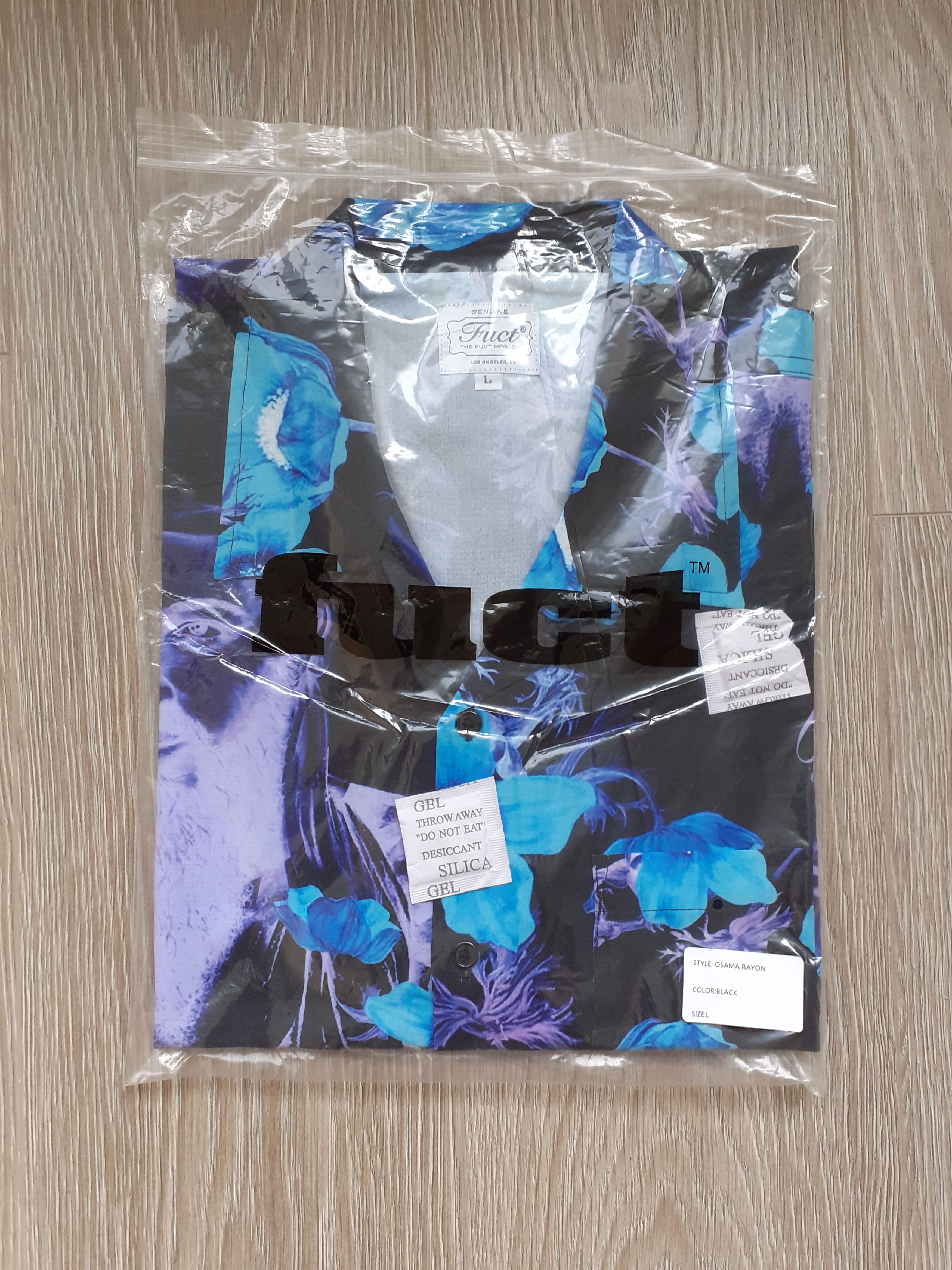 FUCT FUCT WAR ON DRUGS ALOHA SHIRT BLACK Size US L / EU 52-54 / 3 - 2 Thumbnail