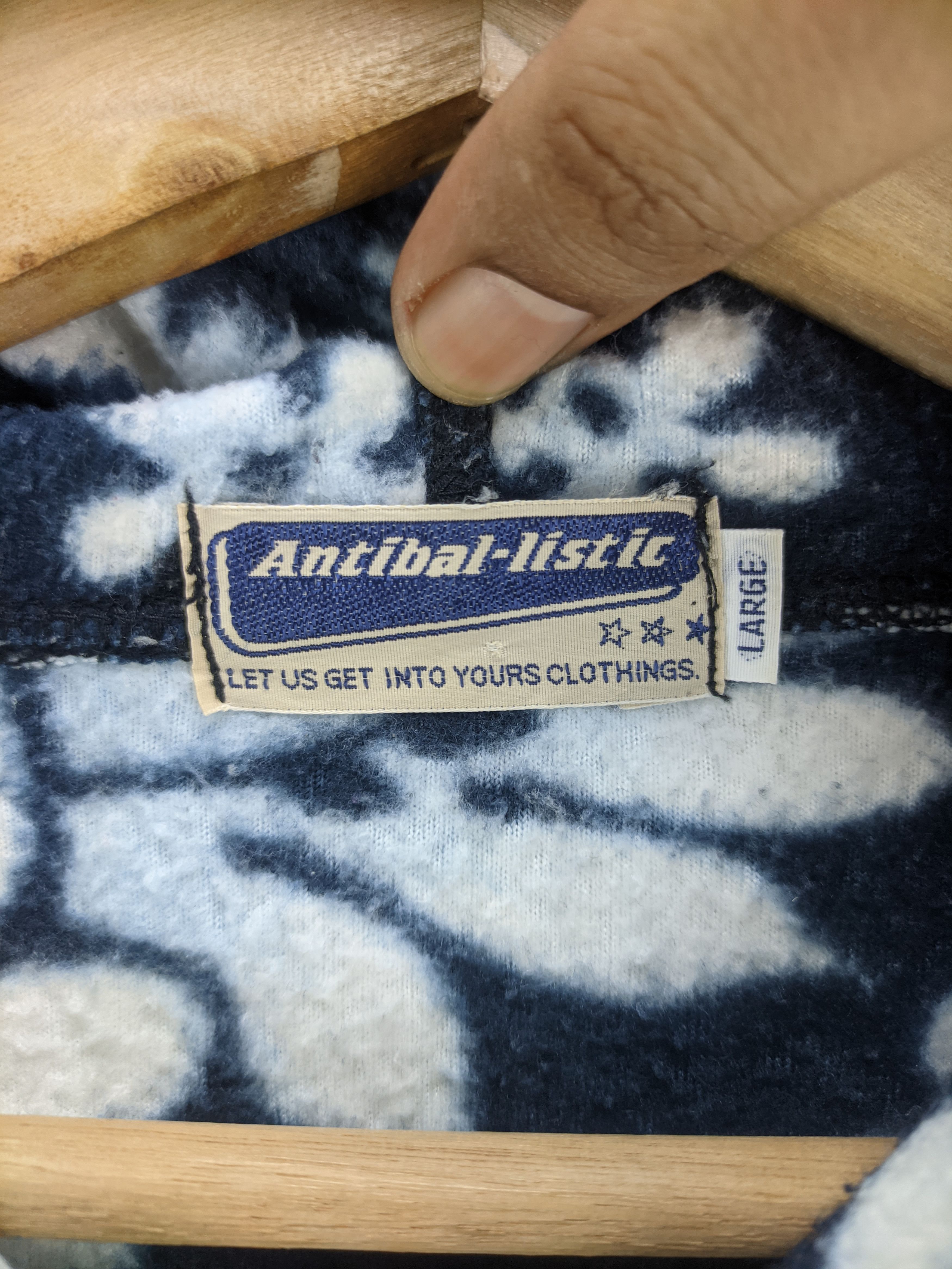 Japanese Brand Steals🔥Vintage Fleece Jacket Floral by Antibal-listic Size US L / EU 52-54 / 3 - 3 Thumbnail