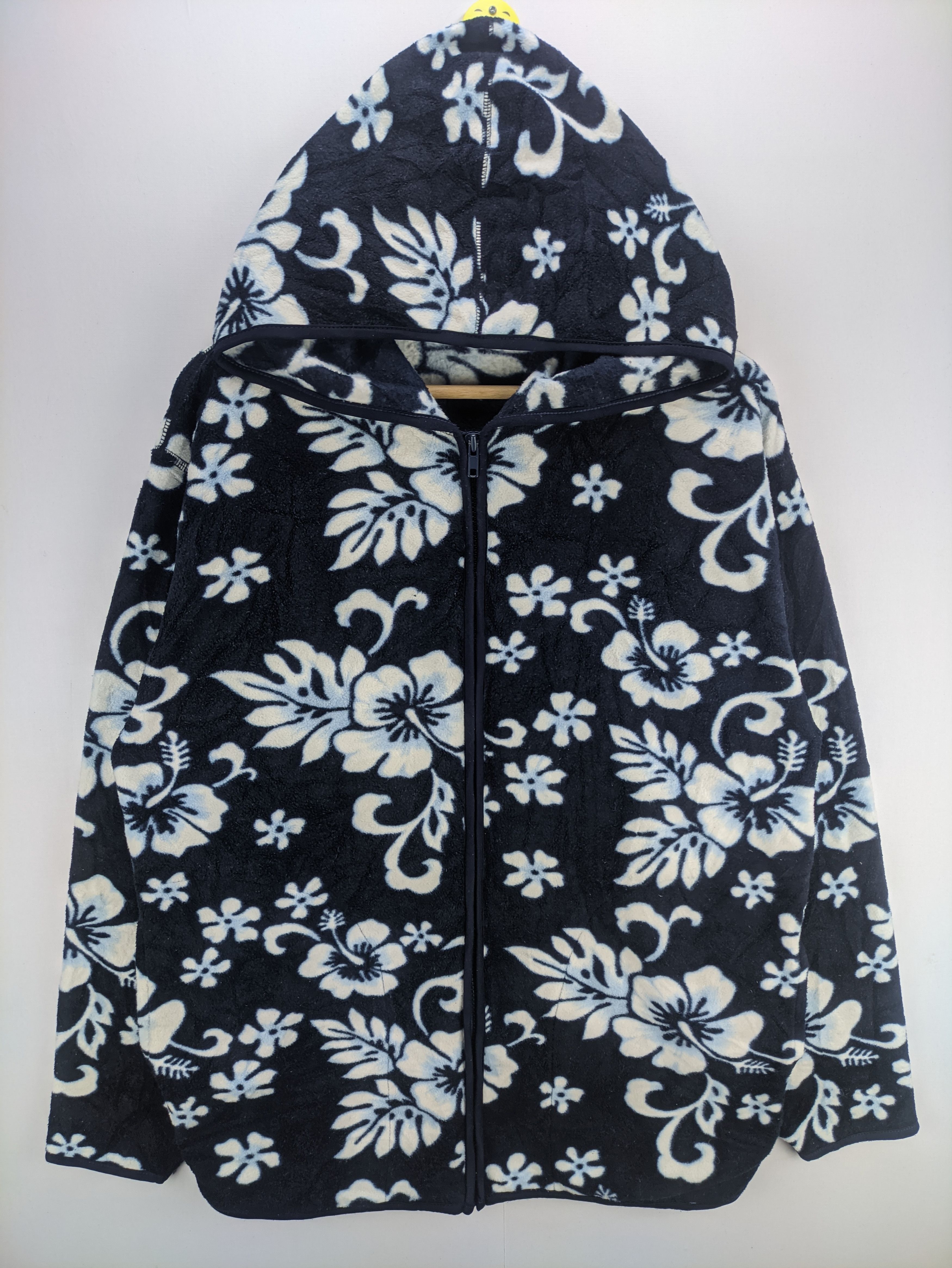 Japanese Brand Steals🔥Vintage Fleece Jacket Floral by Antibal-listic Size US L / EU 52-54 / 3 - 1 Thumbnail