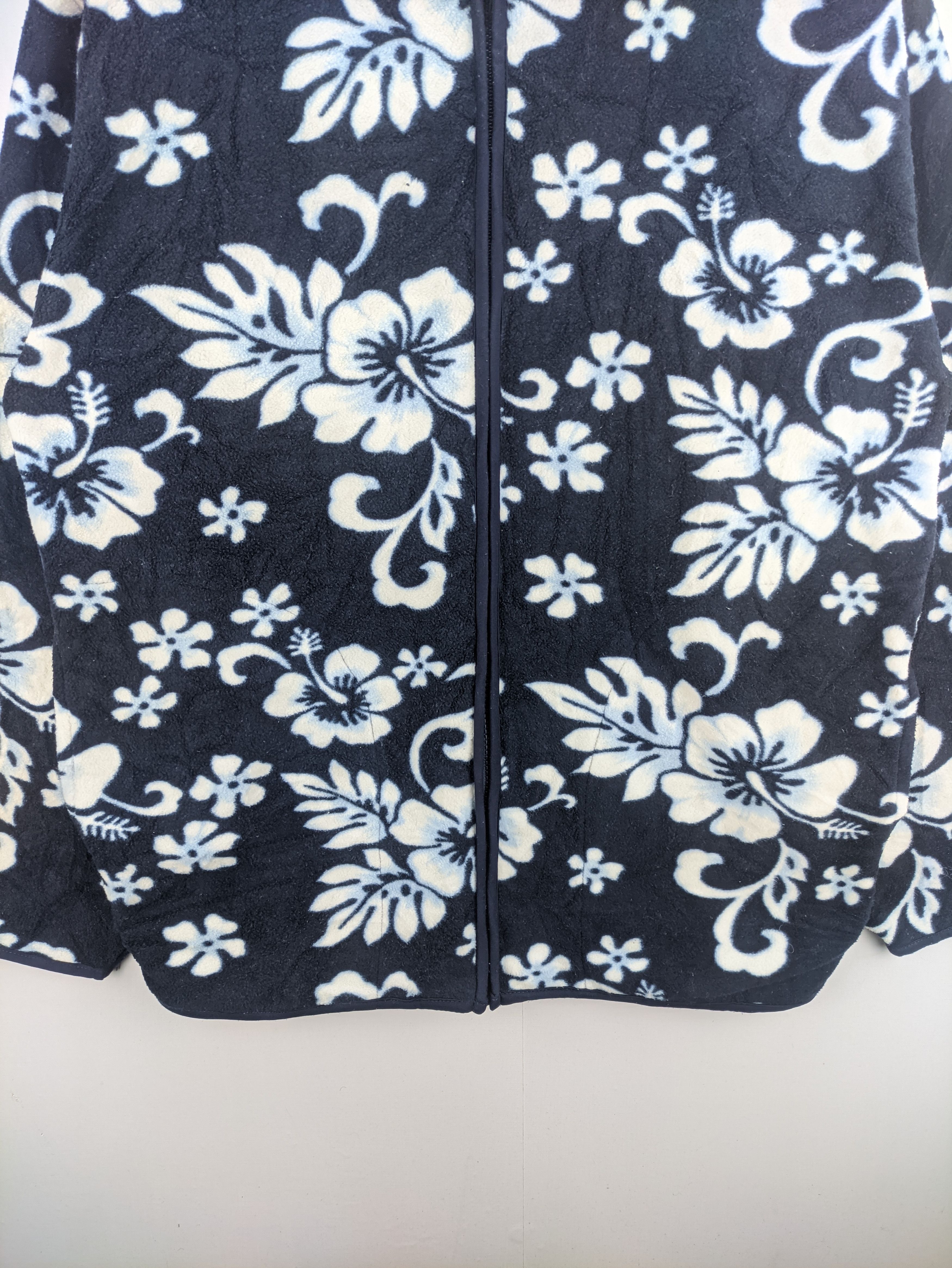 Japanese Brand Steals🔥Vintage Fleece Jacket Floral by Antibal-listic Size US L / EU 52-54 / 3 - 6 Thumbnail