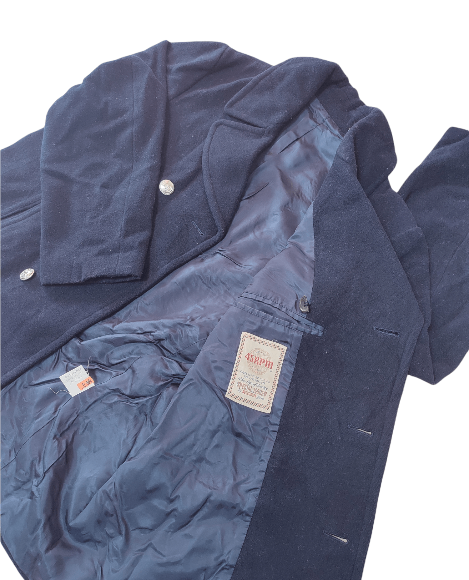 45rpm × Japanese Brand 🔥OFFER🔥45rpm Japanese Archival Clothing Wool Coat Size US XL / EU 56 / 4 - 1 Thumbnail