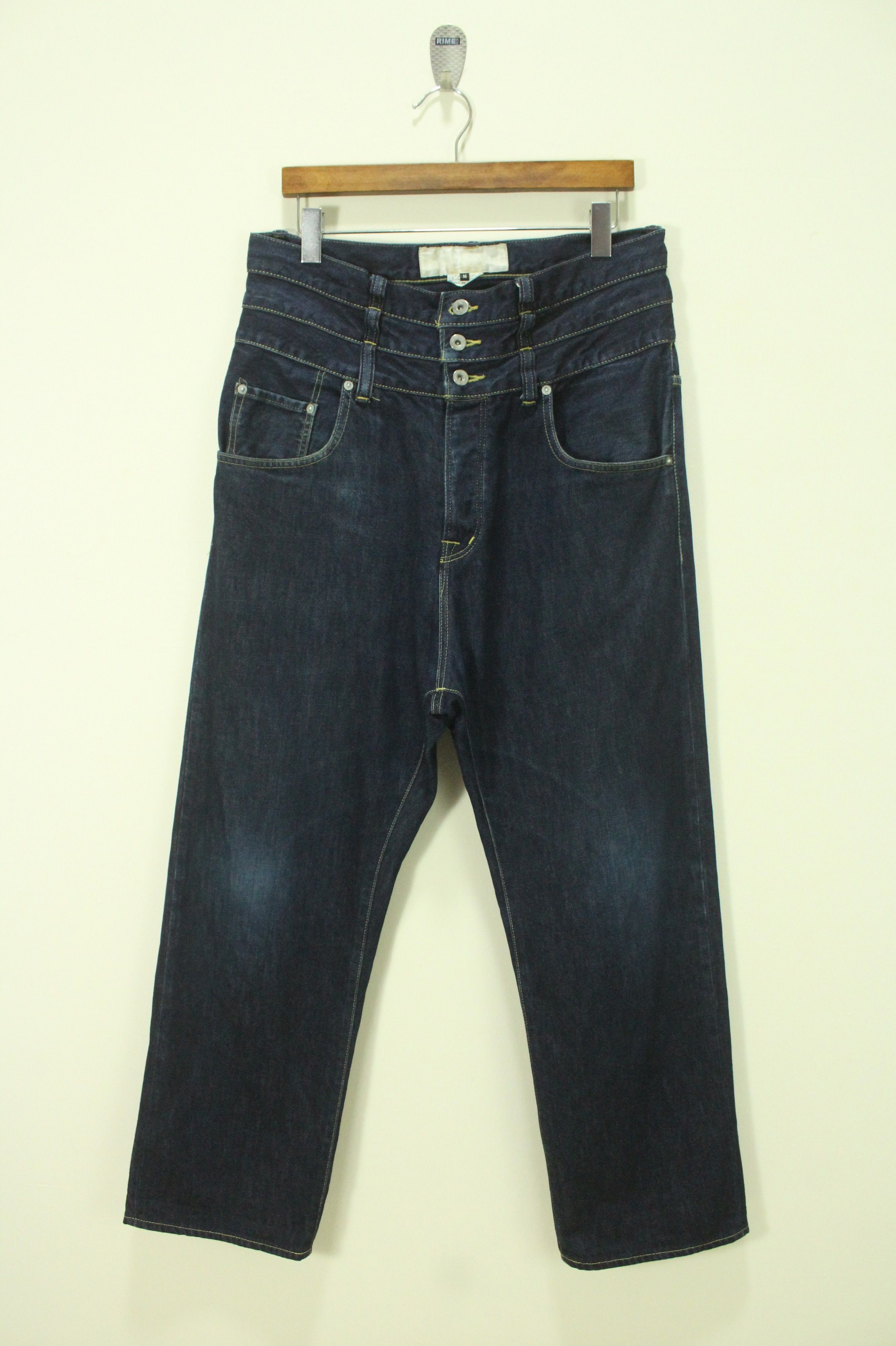Comme des Garcons COMME DES GARCONS Denim GANRYU Triple Waist Drop Crotch Size US 34 / EU 50 - 2 Thumbnail