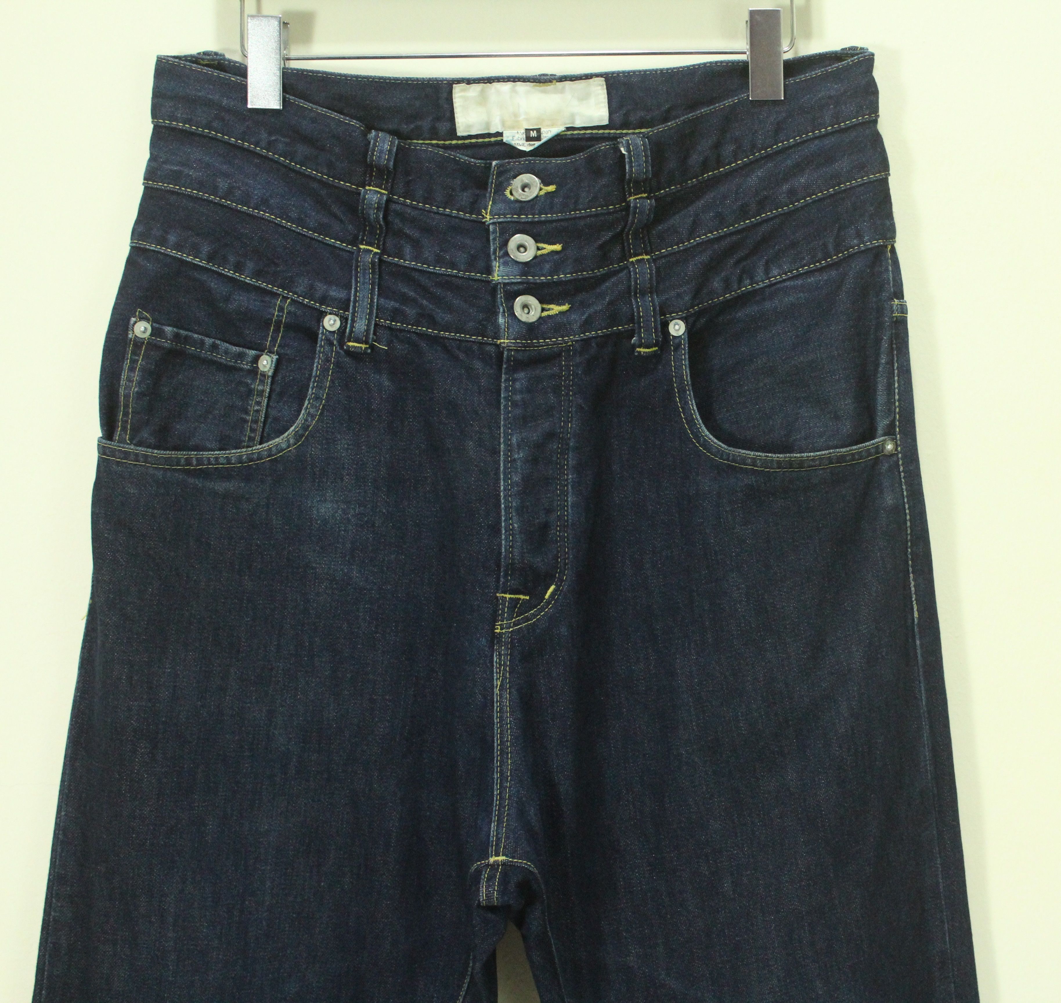 Comme des Garcons COMME DES GARCONS Denim GANRYU Triple Waist Drop Crotch Size US 34 / EU 50 - 3 Thumbnail