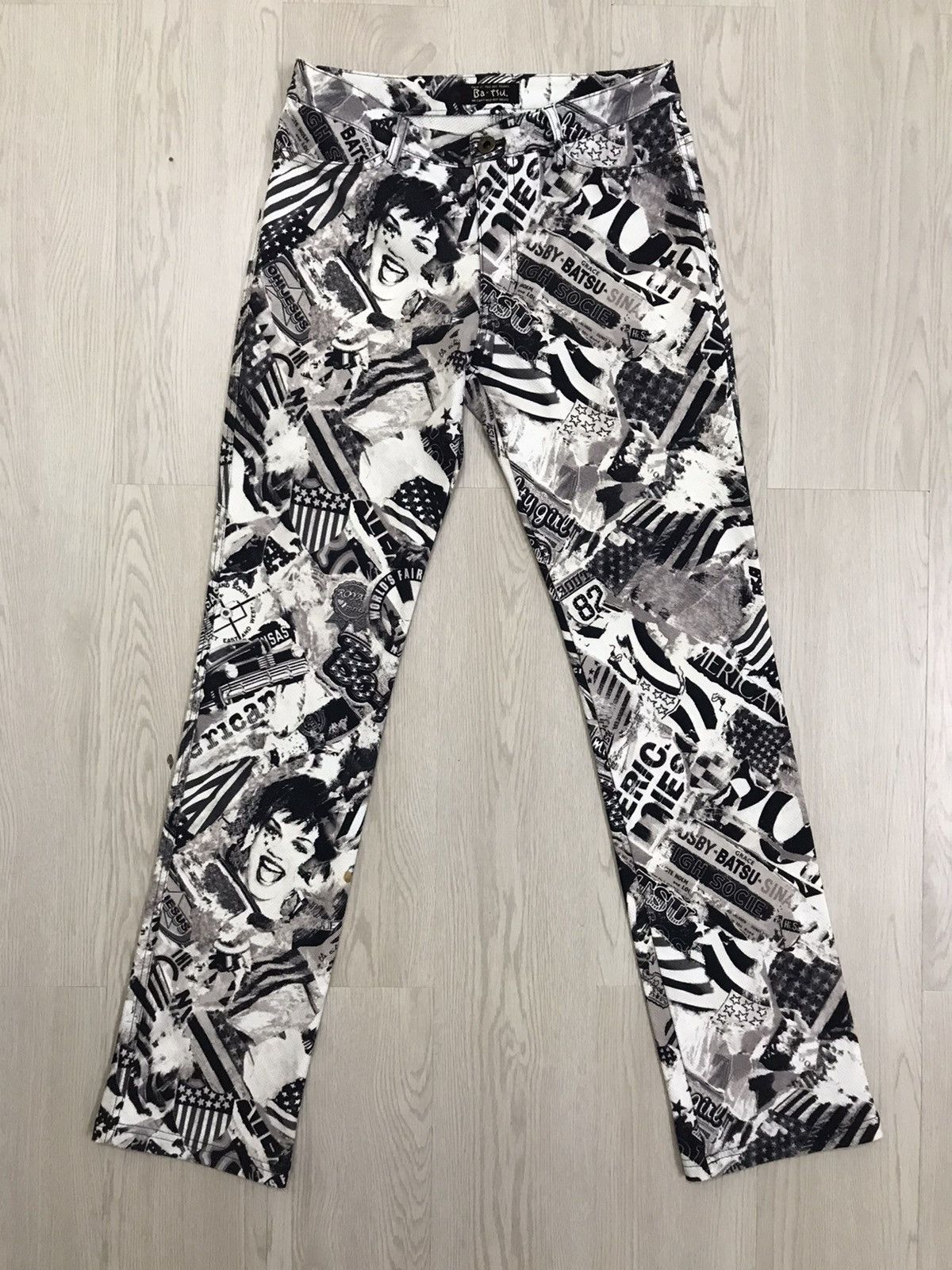 Hysteric Glamour × Japanese Brand × Vintage Vintage Ba-tsu Japan Hysteric Glamour Skinny Jeans Size US 29 - 1 Thumbnail