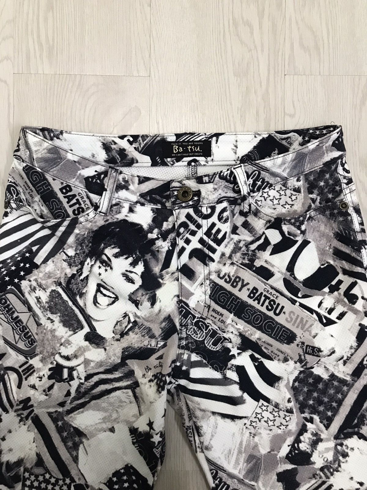 Hysteric Glamour × Japanese Brand × Vintage Vintage Ba-tsu Japan Hysteric Glamour Skinny Jeans Size US 29 - 6 Thumbnail