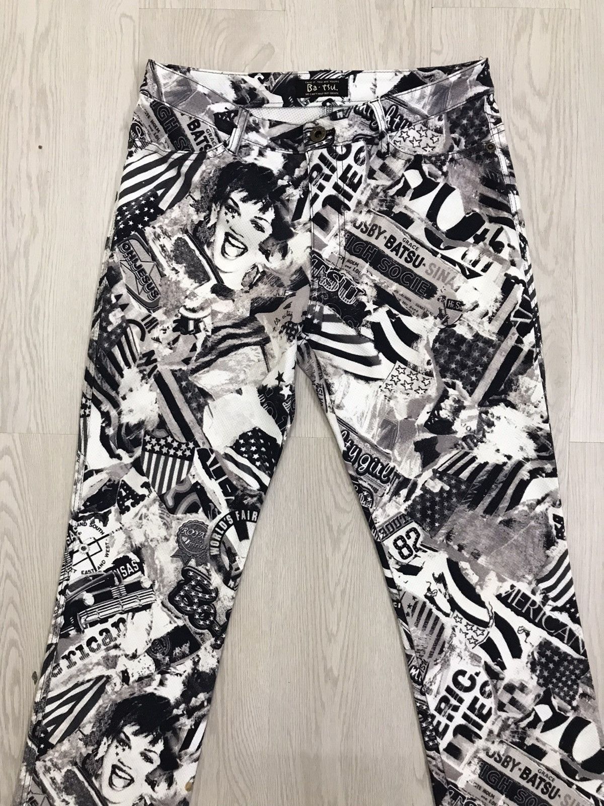 Hysteric Glamour × Japanese Brand × Vintage Vintage Ba-tsu Japan Hysteric Glamour Skinny Jeans Size US 29 - 3 Thumbnail