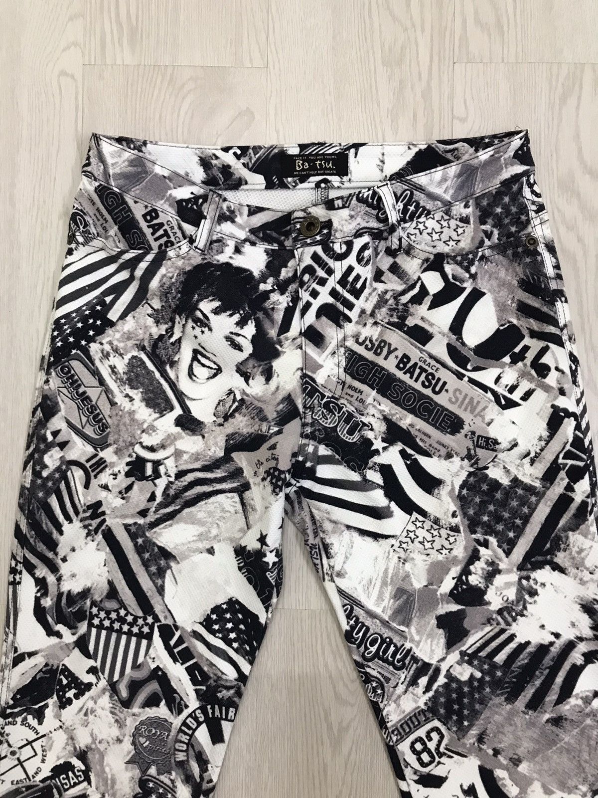 Hysteric Glamour × Japanese Brand × Vintage Vintage Ba-tsu Japan Hysteric Glamour Skinny Jeans Size US 29 - 5 Thumbnail