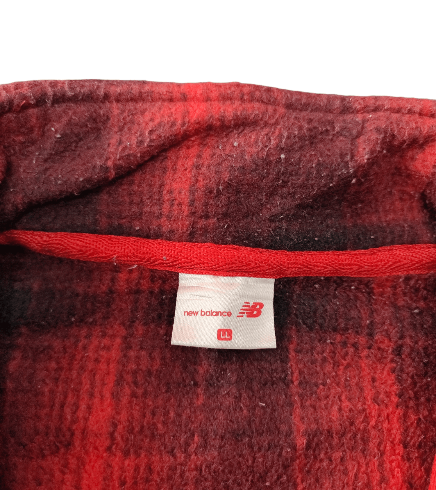 Flannel × New Balance New Balance Checkered Fleece Flannel Zipper Sweatshirt Size US XL / EU 56 / 4 - 4 Thumbnail