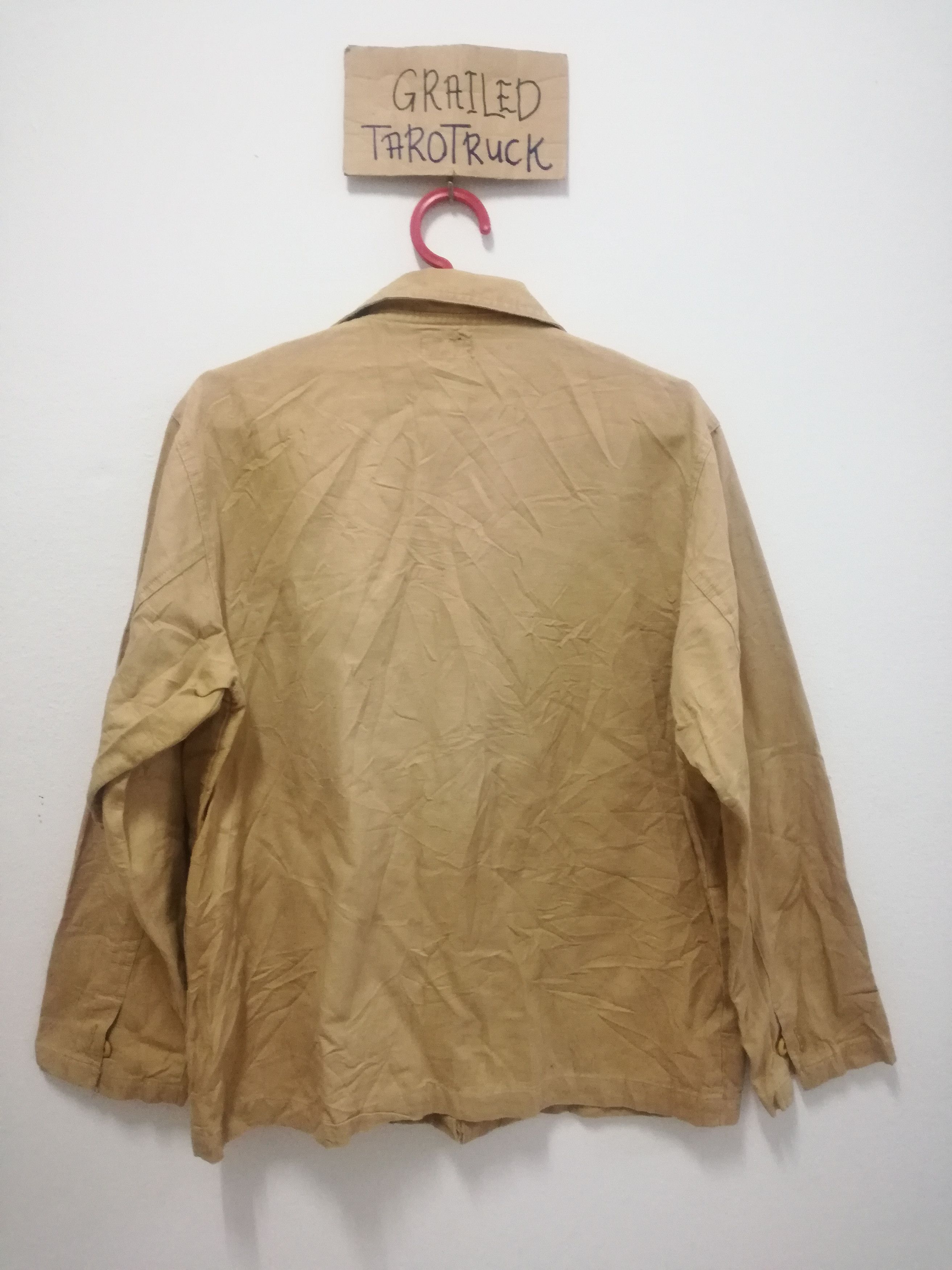 Oshkosh × Vintage 🌠Vtg Oshkosh Classic Linen Jacket 4pocket Workwear Size US M / EU 48-50 / 2 - 11 Thumbnail