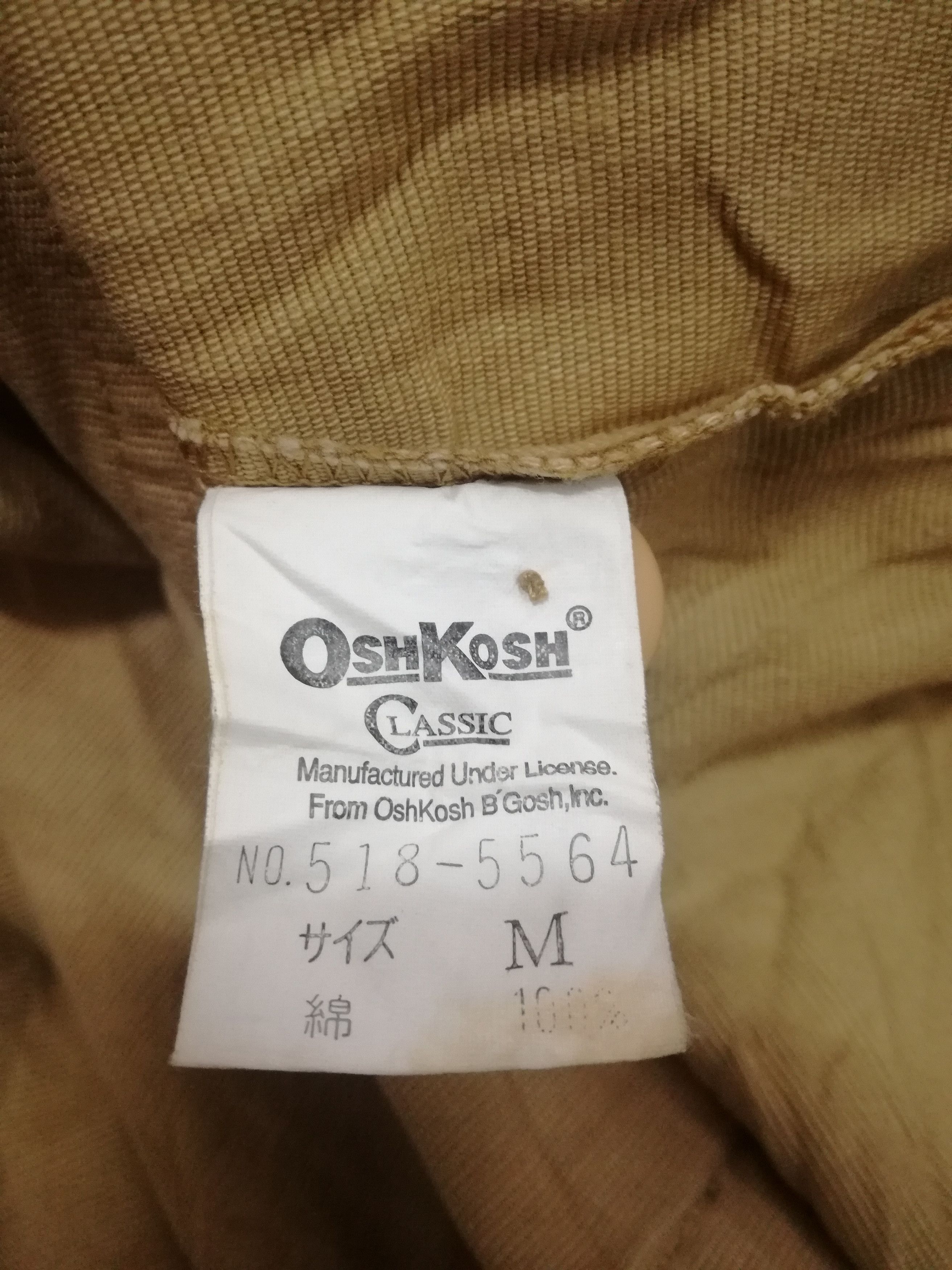 Oshkosh × Vintage 🌠Vtg Oshkosh Classic Linen Jacket 4pocket Workwear Size US M / EU 48-50 / 2 - 3 Thumbnail
