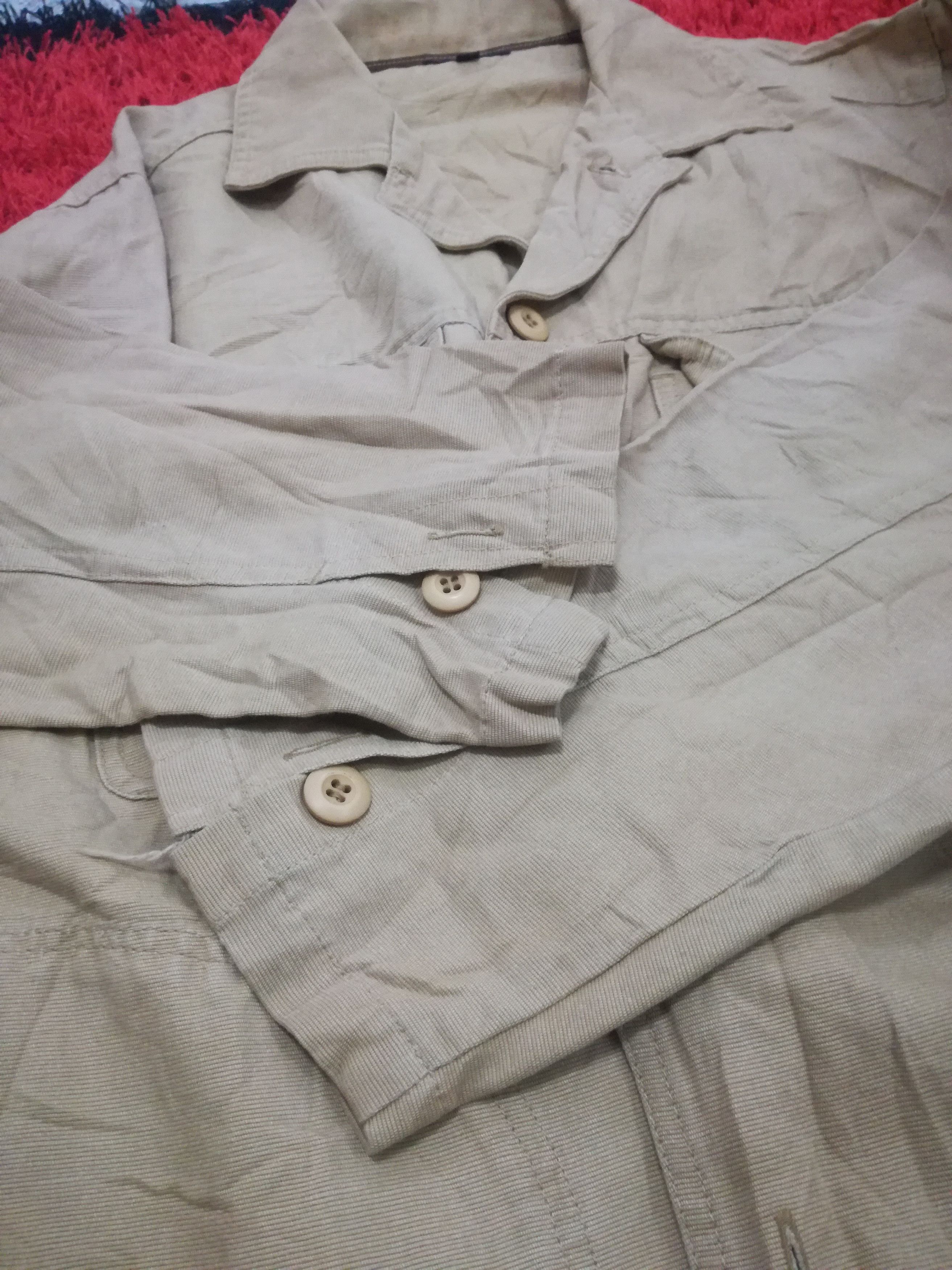 Oshkosh × Vintage 🌠Vtg Oshkosh Classic Linen Jacket 4pocket Workwear Size US M / EU 48-50 / 2 - 2 Thumbnail