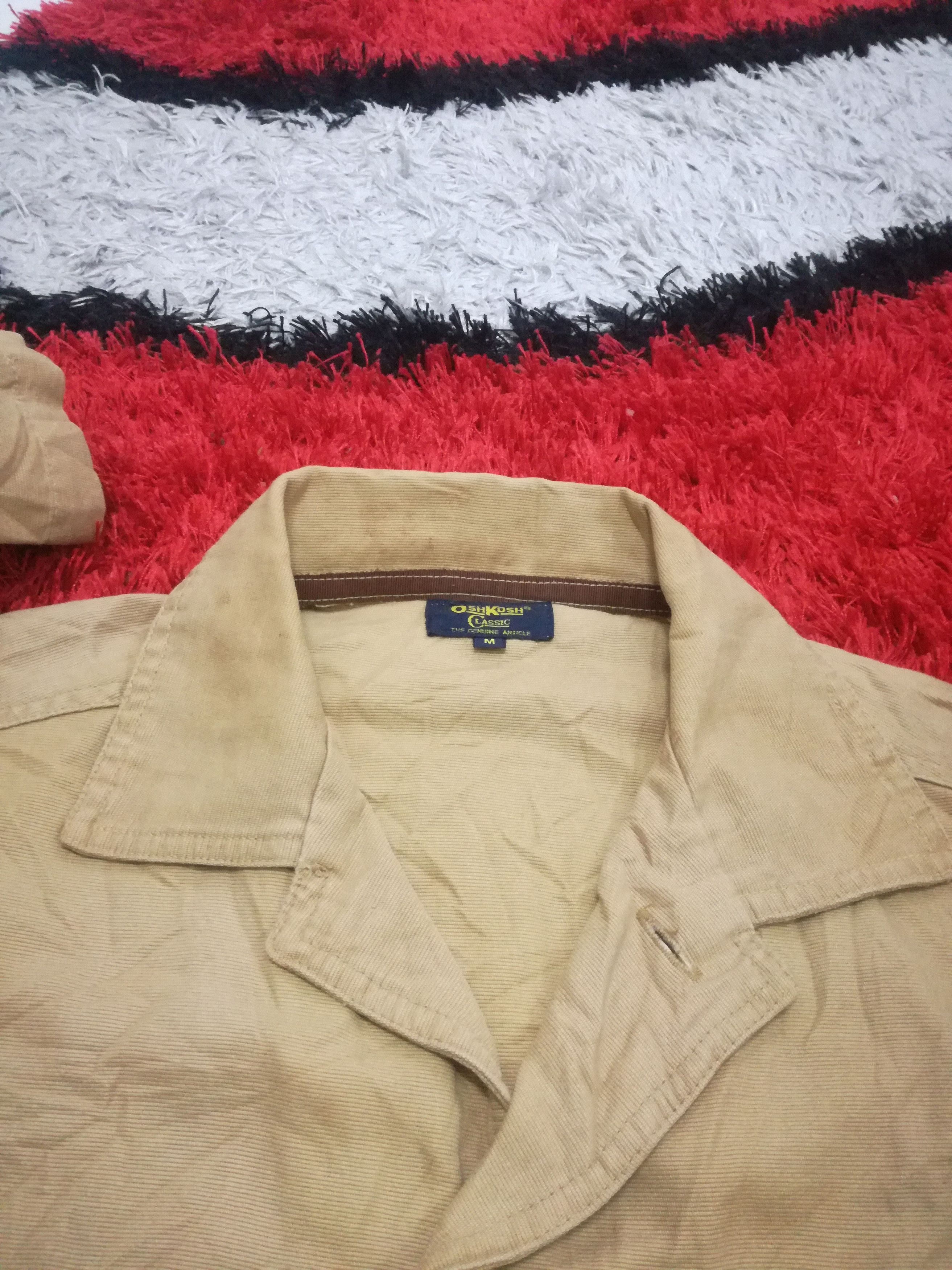 Oshkosh × Vintage 🌠Vtg Oshkosh Classic Linen Jacket 4pocket Workwear Size US M / EU 48-50 / 2 - 6 Thumbnail