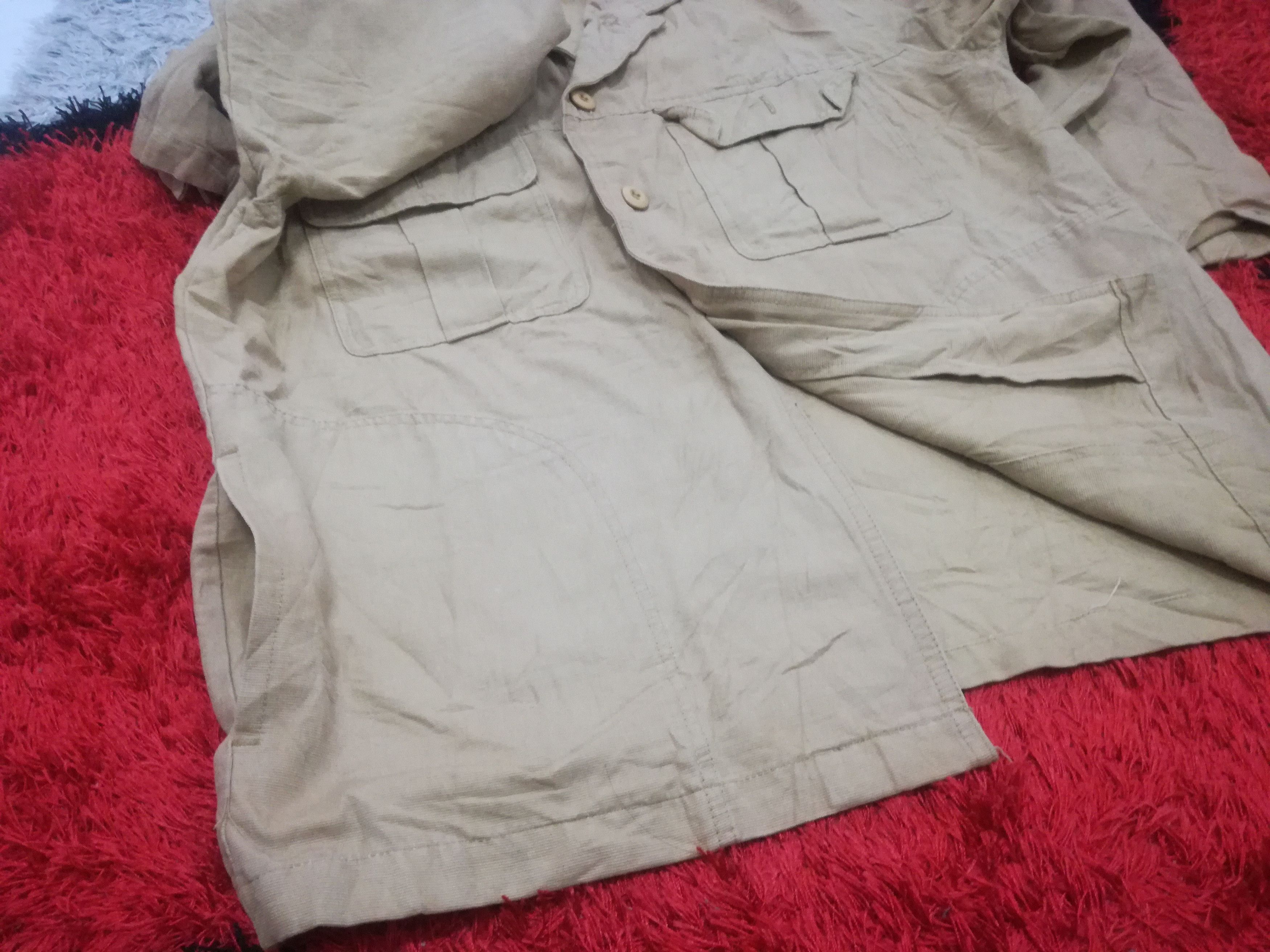 Oshkosh × Vintage 🌠Vtg Oshkosh Classic Linen Jacket 4pocket Workwear Size US M / EU 48-50 / 2 - 9 Thumbnail