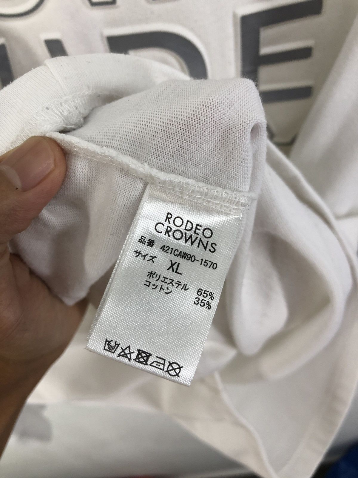 Japanese Brand Rodeo Crown Swide Bowl Reflective Long Sleeve Tshirt Size US XL / EU 56 / 4 - 8 Thumbnail
