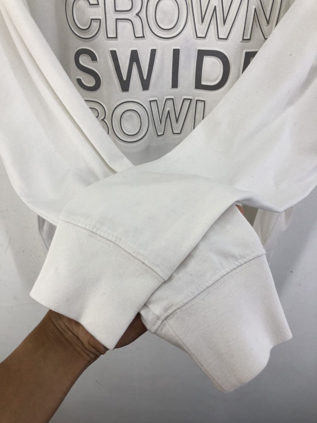Japanese Brand Rodeo Crown Swide Bowl Reflective Long Sleeve Tshirt Size US XL / EU 56 / 4 - 6 Thumbnail