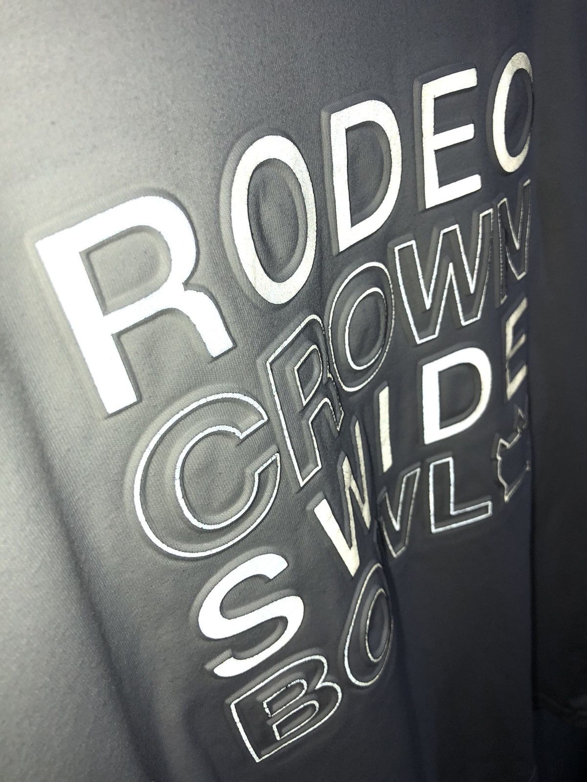 Japanese Brand Rodeo Crown Swide Bowl Reflective Long Sleeve Tshirt Size US XL / EU 56 / 4 - 5 Thumbnail
