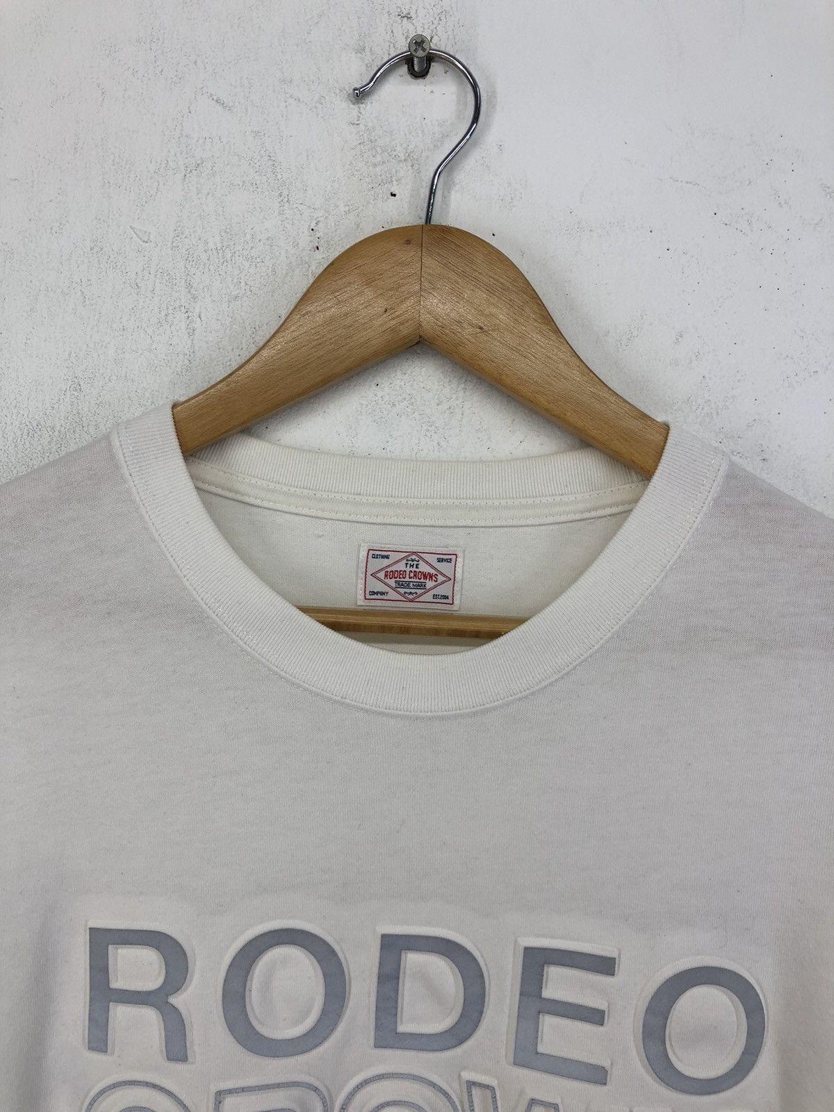 Japanese Brand Rodeo Crown Swide Bowl Reflective Long Sleeve Tshirt Size US XL / EU 56 / 4 - 3 Thumbnail