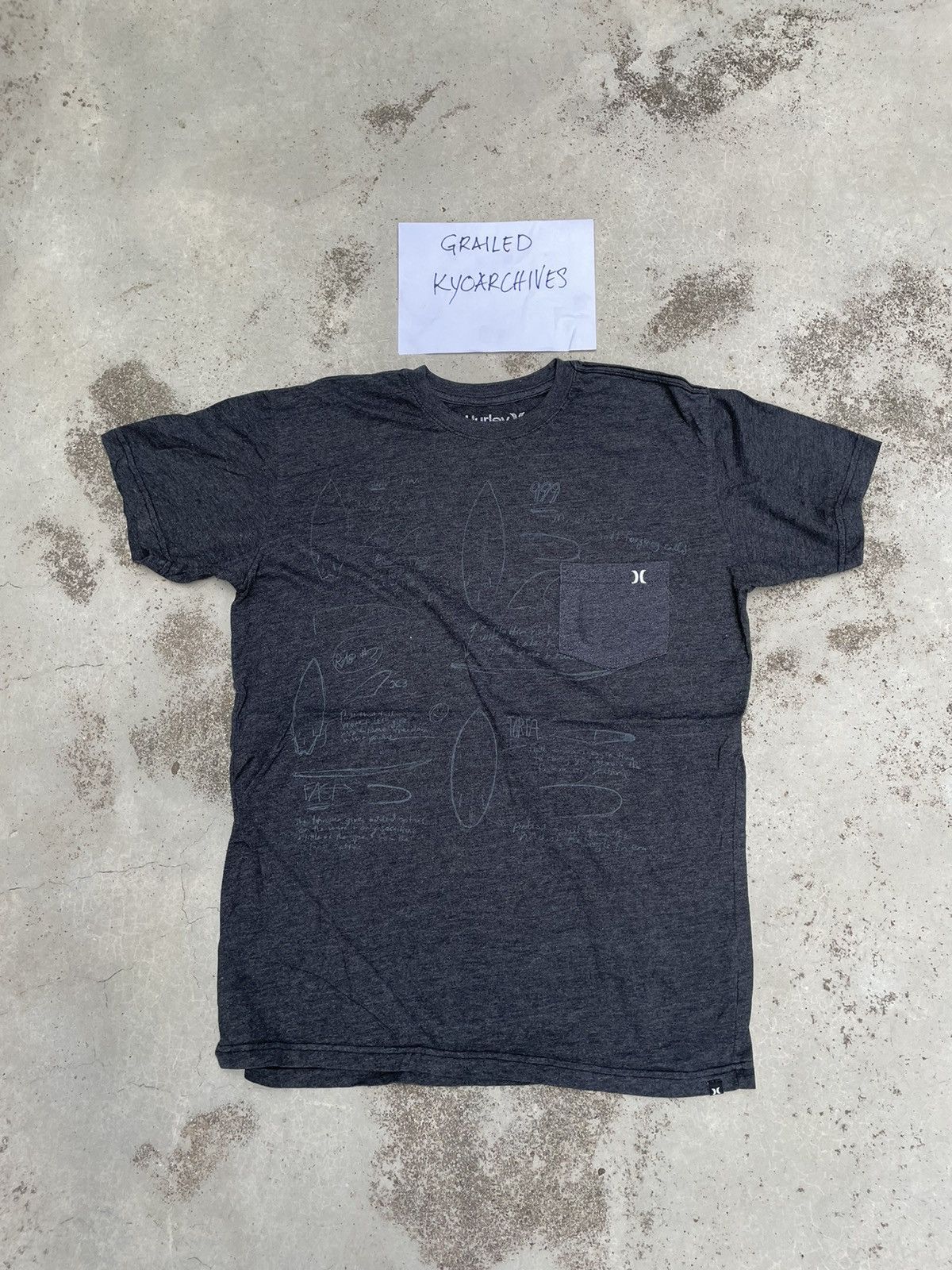 Hurley HURLEY SINGLE POCKET TEE Size US L / EU 52-54 / 3 - 1 Thumbnail