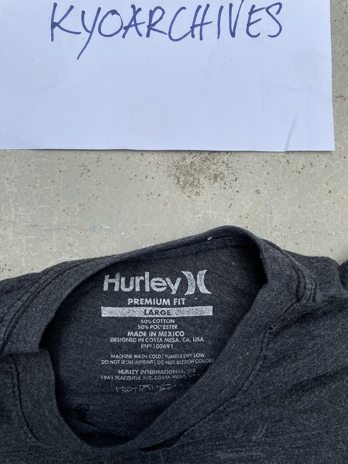 Hurley HURLEY SINGLE POCKET TEE Size US L / EU 52-54 / 3 - 5 Thumbnail