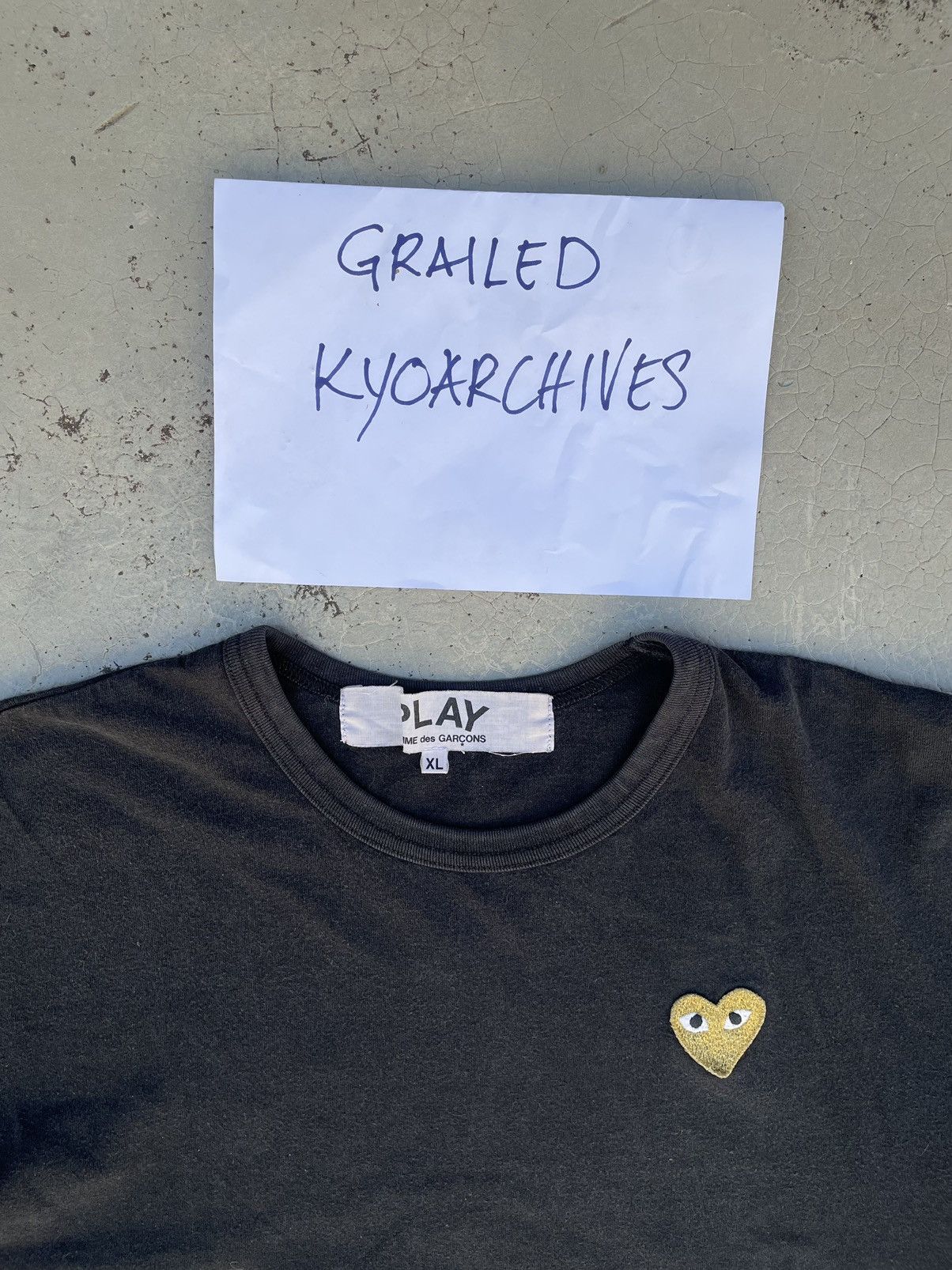 Comme des Garcons PLAY CDG PLAY GOLDEN HEART TEE Size US XL / EU 56 / 4 - 2 Thumbnail