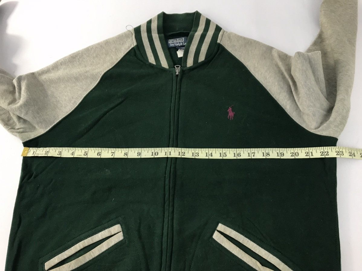 Polo Ralph Lauren × Vintage Polo by Ralph Lauren Teddy Varsity Jacket Snap Button R067j Size US M / EU 48-50 / 2 - 10 Thumbnail