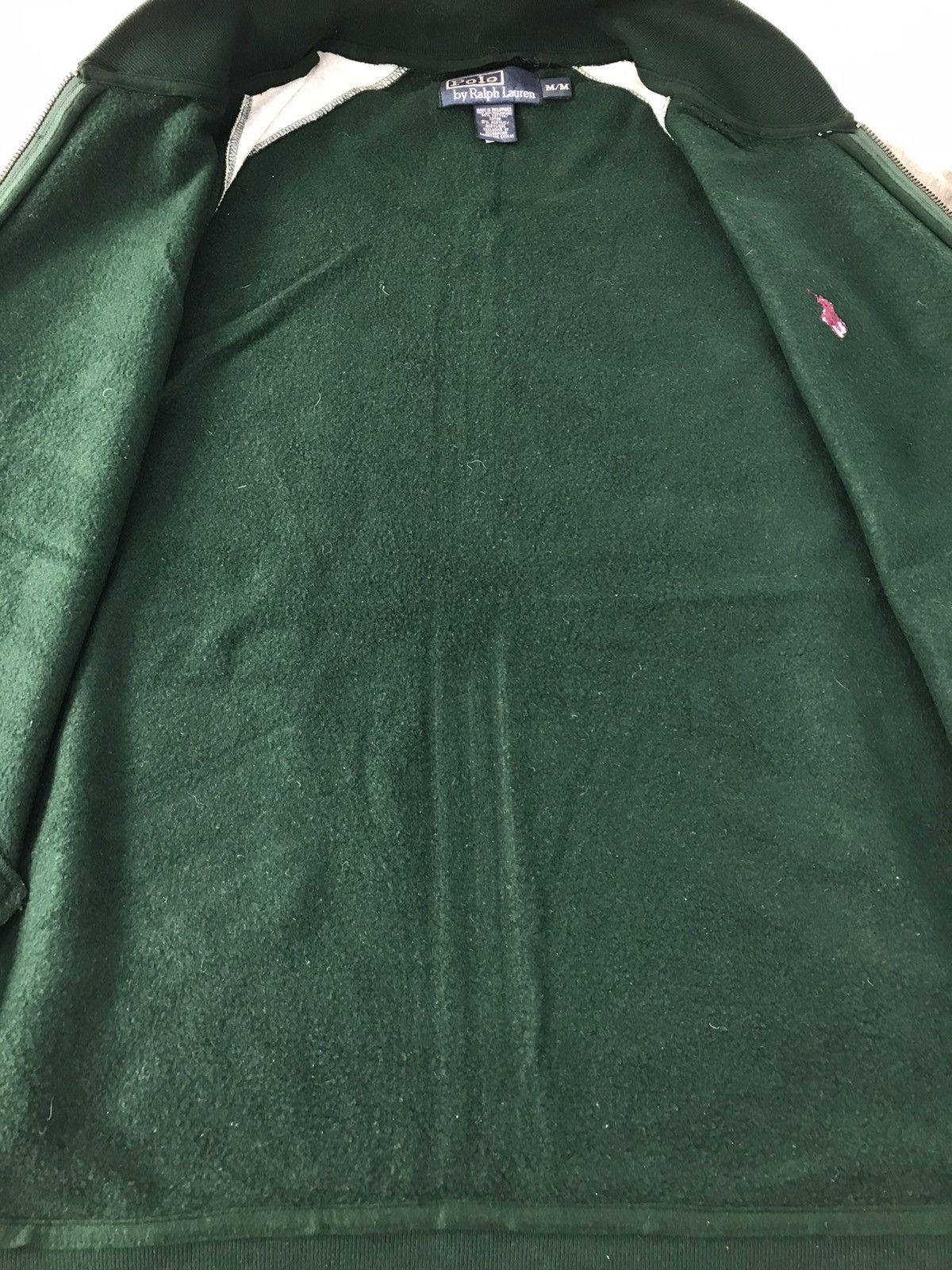 Polo Ralph Lauren × Vintage Polo by Ralph Lauren Teddy Varsity Jacket Snap Button R067j Size US M / EU 48-50 / 2 - 5 Thumbnail