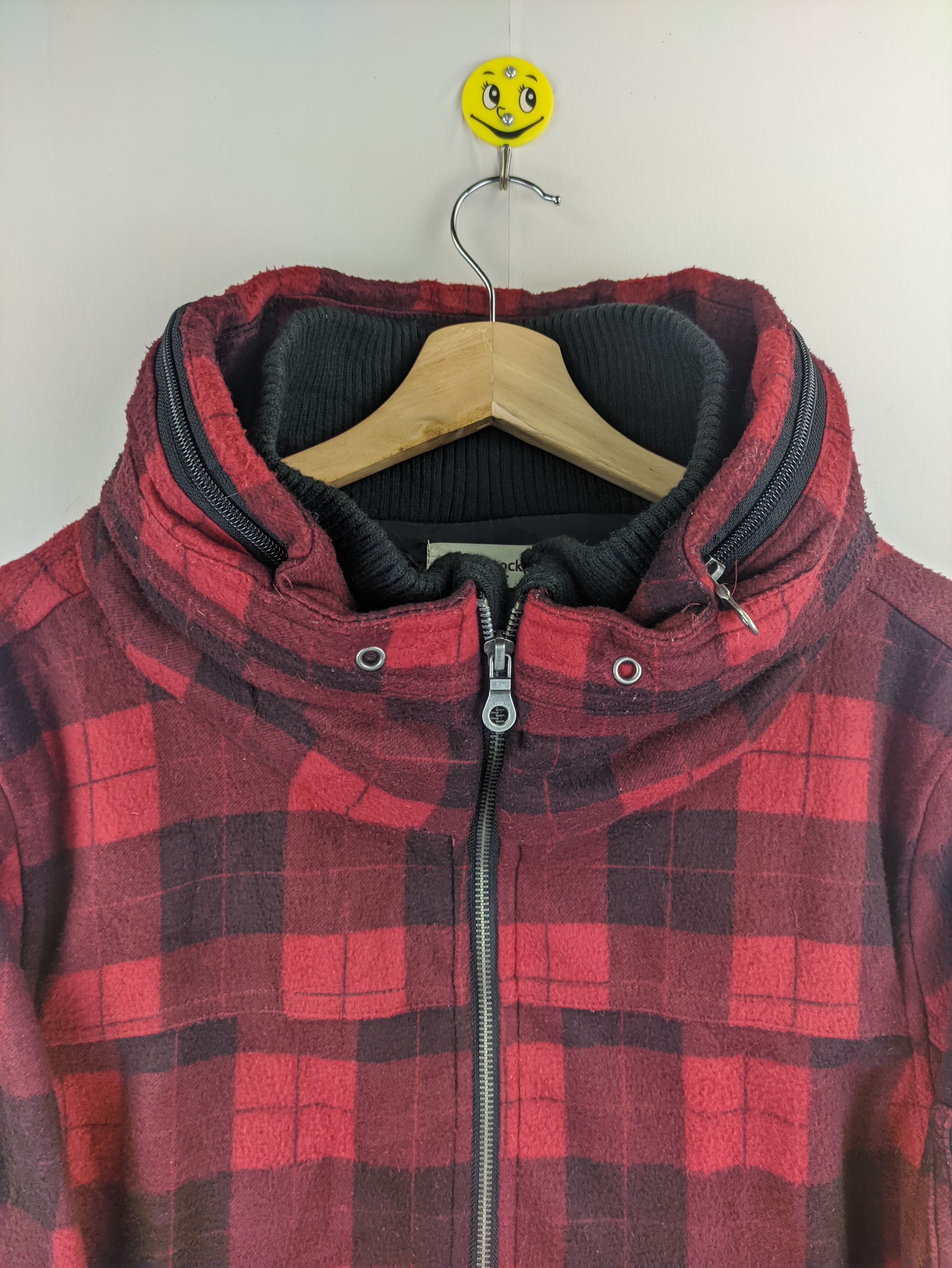Japanese Brand Steals🔥Vintage Jacket Plaid Double Collar by Famock Size US M / EU 48-50 / 2 - 7 Thumbnail